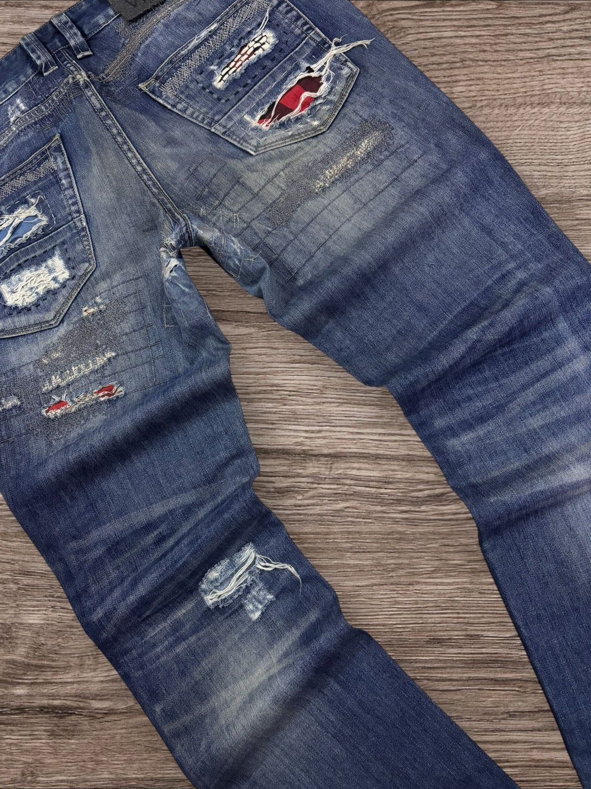 Kapital R.H. by Ron Herman Kapital Boro Inspired Sashiko Jeans Size US 33 - 7 Thumbnail