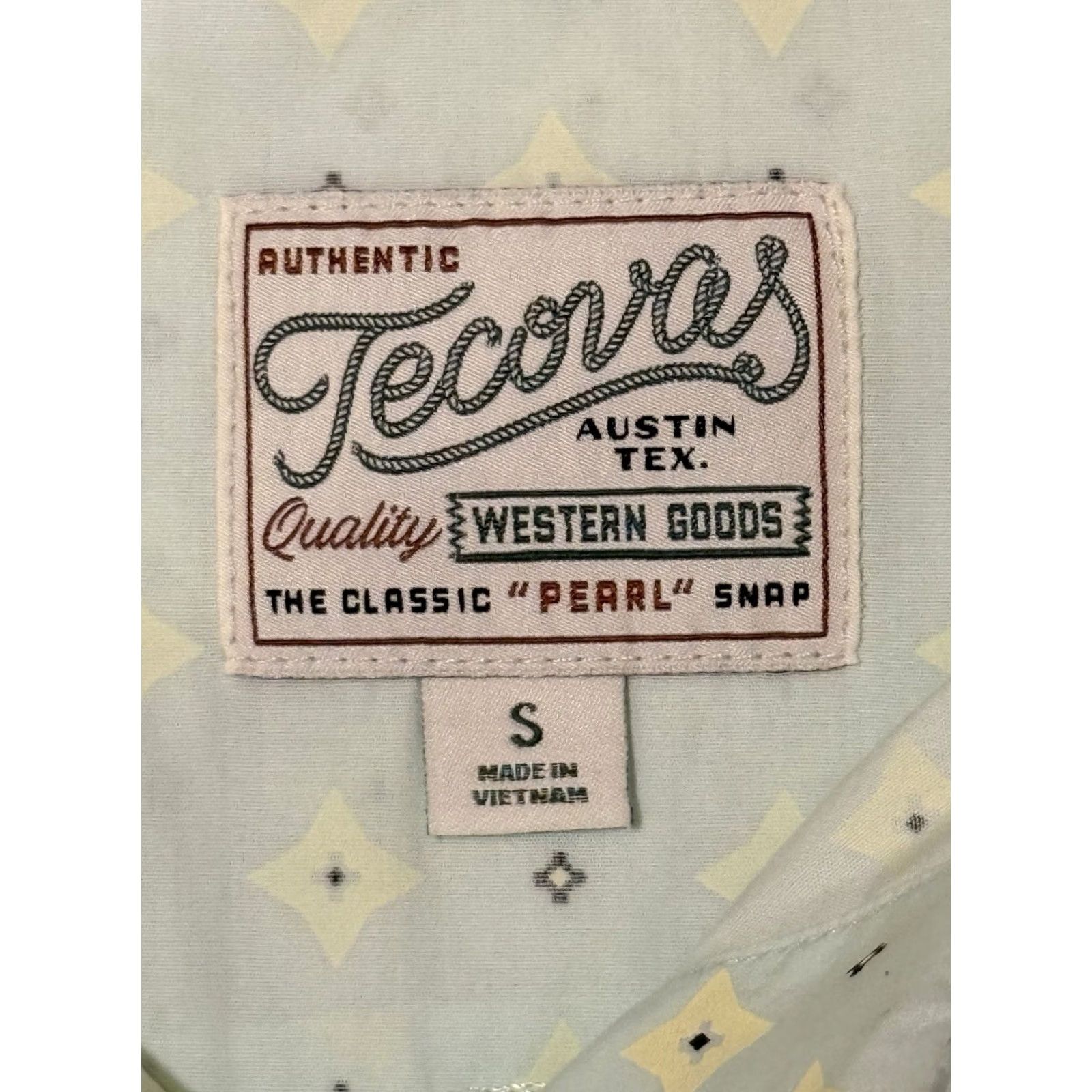 Tecovas Tecovas Shirt Women's Pearl Snap Button-Up Cowboy Western Cotton Multicolor Small S Regular Casual Long Sleeve Size S / US 4 / IT 40 - 5 Thumbnail