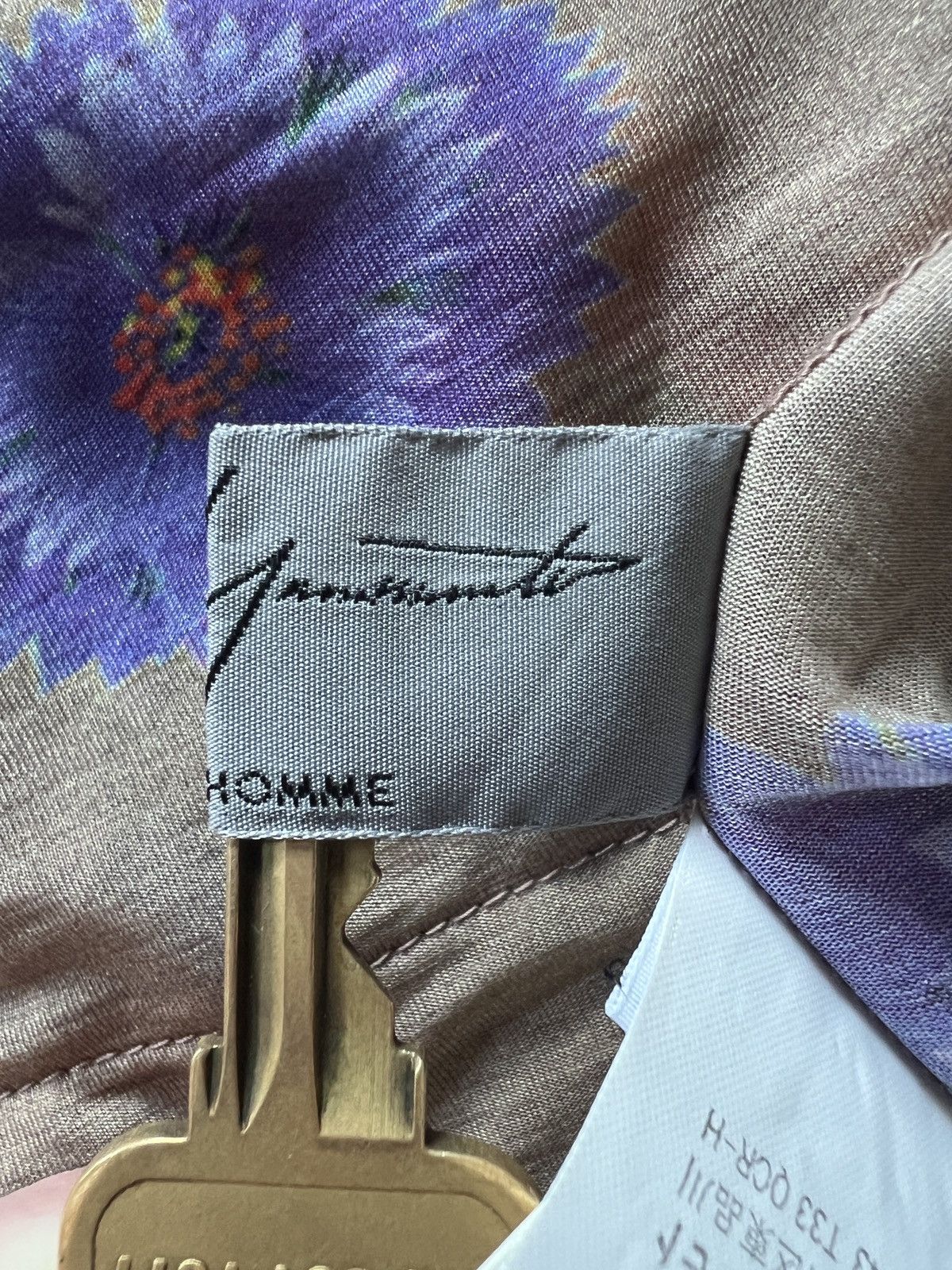 Yohji Yamamoto Yohji Yamamoto Pour Homme SS02 Floral Mesh Long Sleeve Shirt Size US M / EU 48-50 / 2 - 5 Thumbnail
