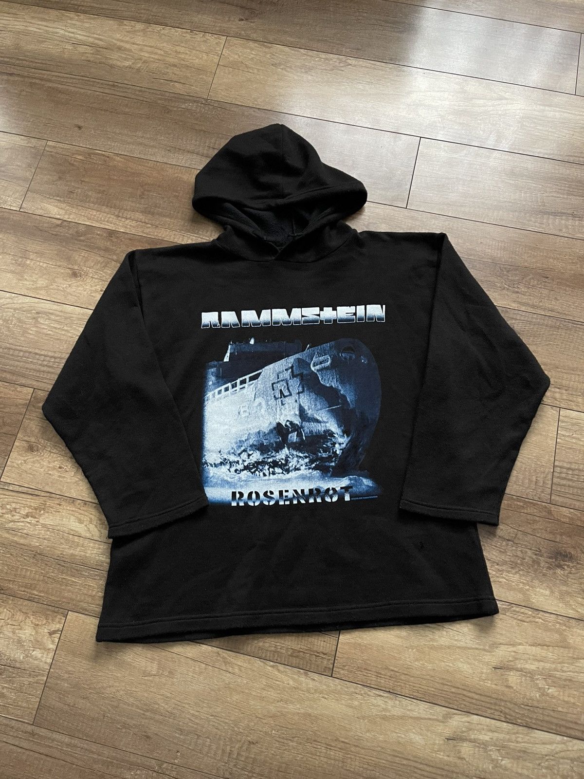 Band Tees 2005 Rammstein Rosenrot Vintage Hoodie Pullover Rock Band Size US M / EU 48-50 / 2 - 2 Thumbnail