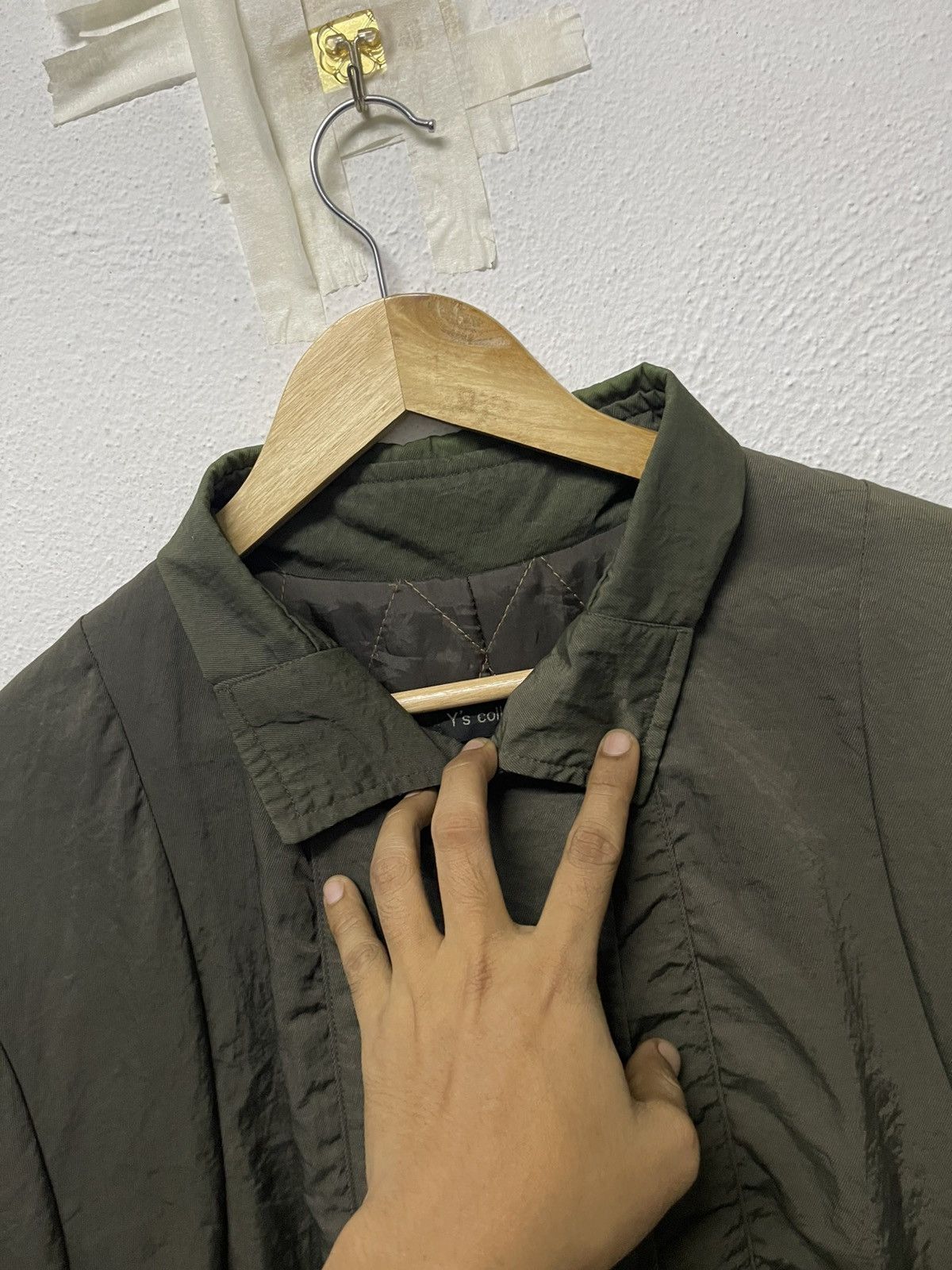 Yohji Yamamoto 1990s Y’S COLLECTION YOHJI YAMAMOTO BUTTON UP JACKET Size US L / EU 52-54 / 3 - 12 Thumbnail