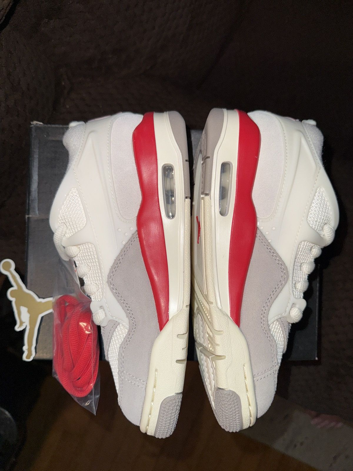 Jordan Brand Nike Air Jordan 4 RM (GS) sail/white/fire red/grey 4y/5.5w Size US 5.5 / IT 35.5 - 11 Thumbnail