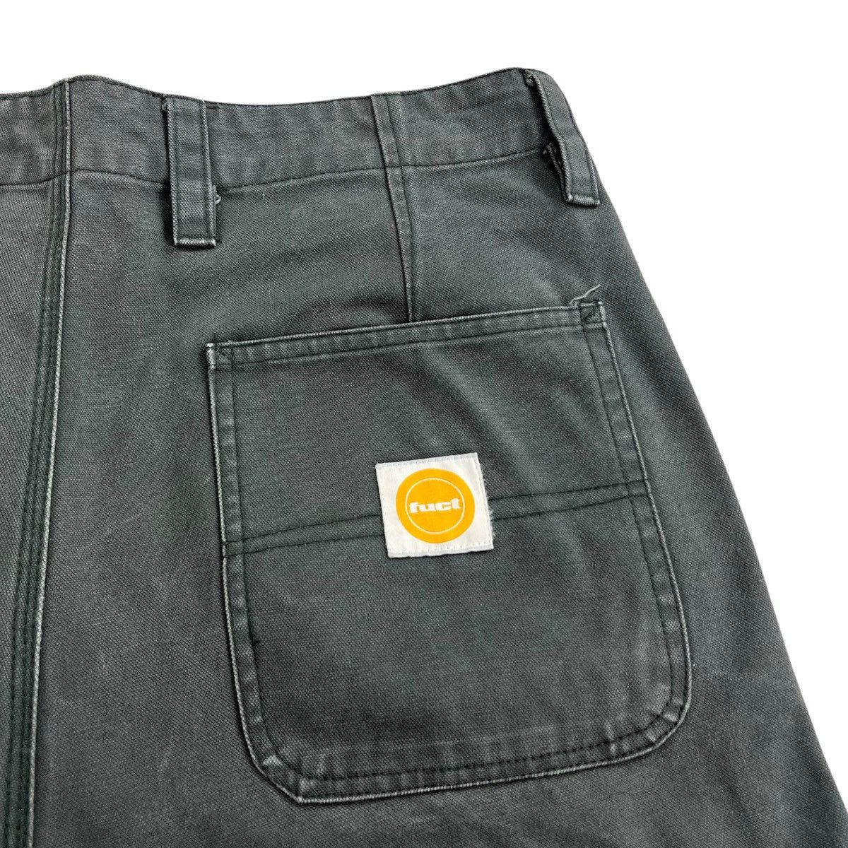 FUCT × Vintage Vintage FUCT SSDD Skateboards Carpenter Canvas Pants Size US 34 / EU 50 - 4 Thumbnail