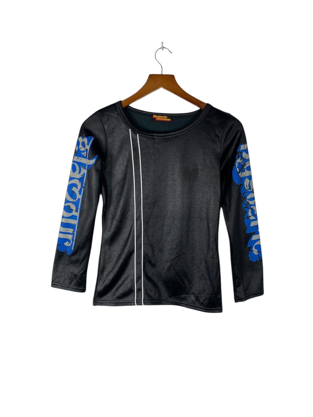Hysteric Glamour Vintage Hysteric Glamour Spellout Worn Long Sleeves Shirt Size S / US 4 / IT 40 - 1 Thumbnail