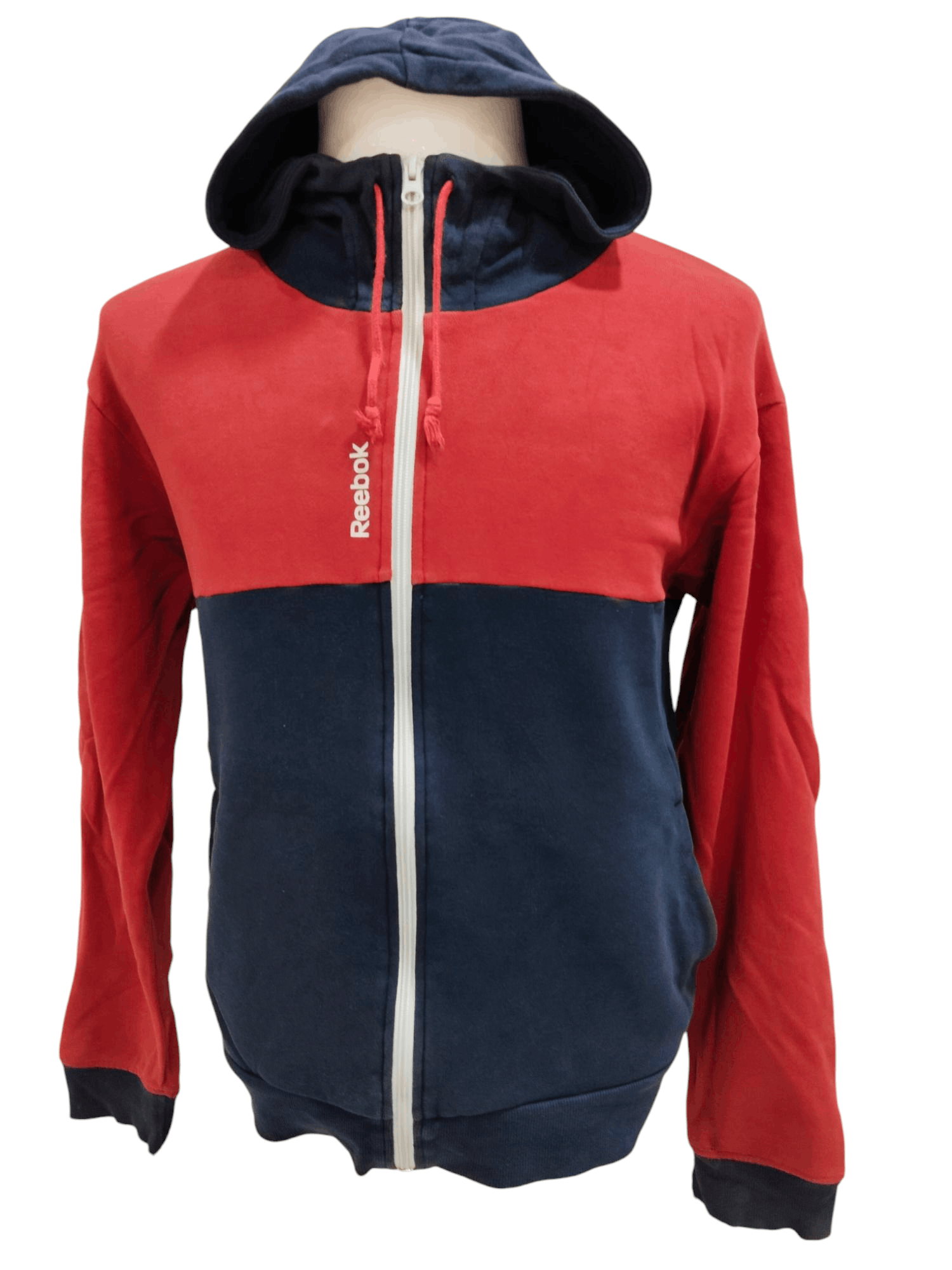 Reebok Reebok Big Logo Zipper Hoodie Sweater Size US L / EU 52-54 / 3 - 2 Thumbnail