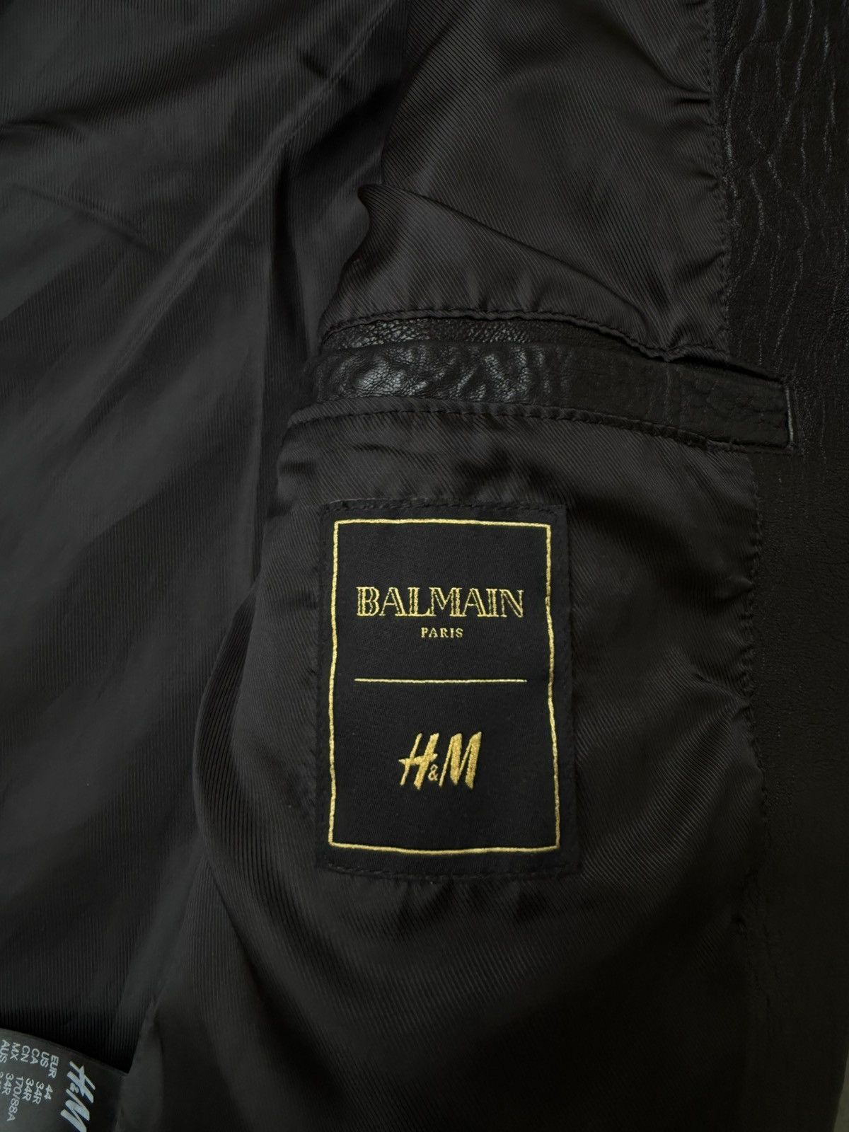 Balmain × H&M AW15 Balmain x H&M Biker Leather Jacket Size US S / EU 44-46 / 1 - 11 Thumbnail