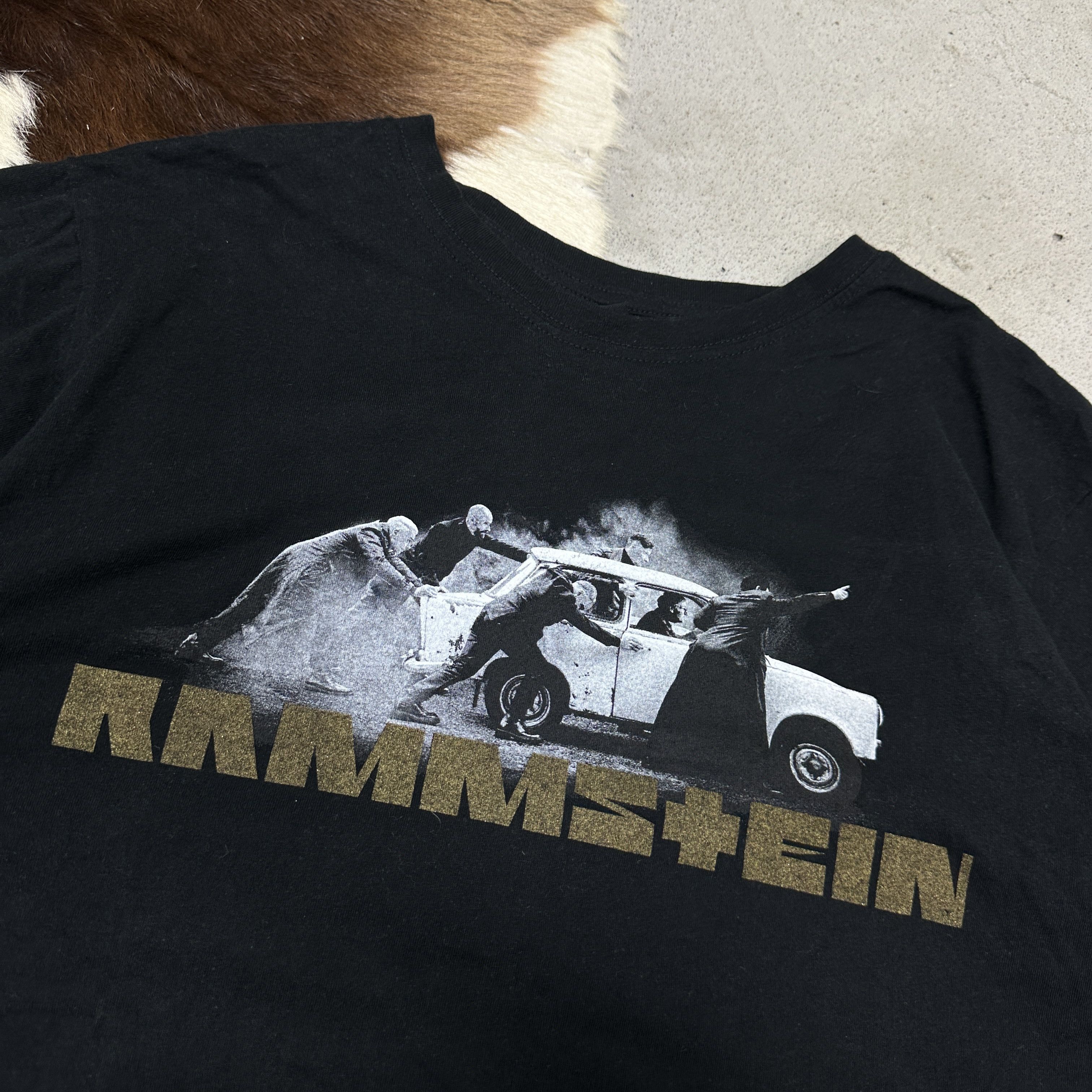 Vintage Vintage Metal Bandtee Rammstein T-shirt Y2K Size US M / EU 48-50 / 2 - 2 Thumbnail