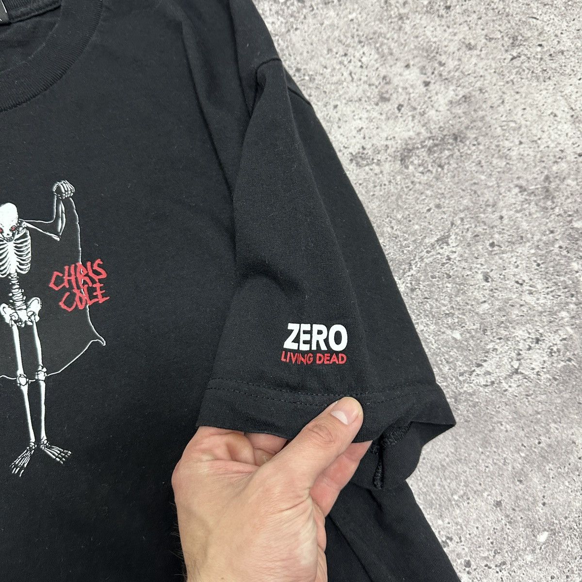 Vintage Vintage 00s Zero Chris Cole Living Dead tee Thrasher Sk8 y2k Size US M / EU 48-50 / 2 - 5 Thumbnail