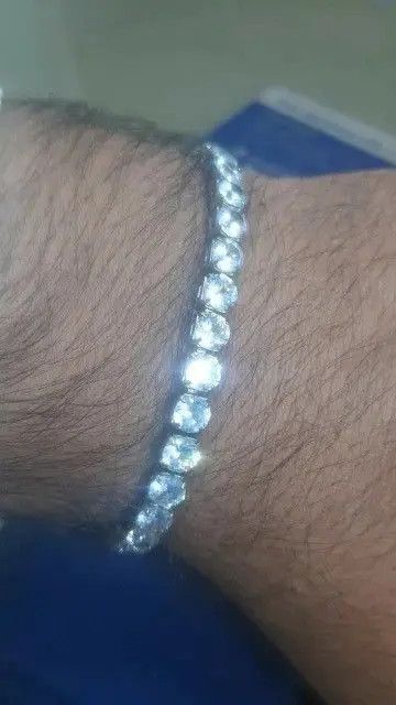 Jewelry 5 MM Tennis Chain Bracelet Size ONE SIZE - 6 Thumbnail
