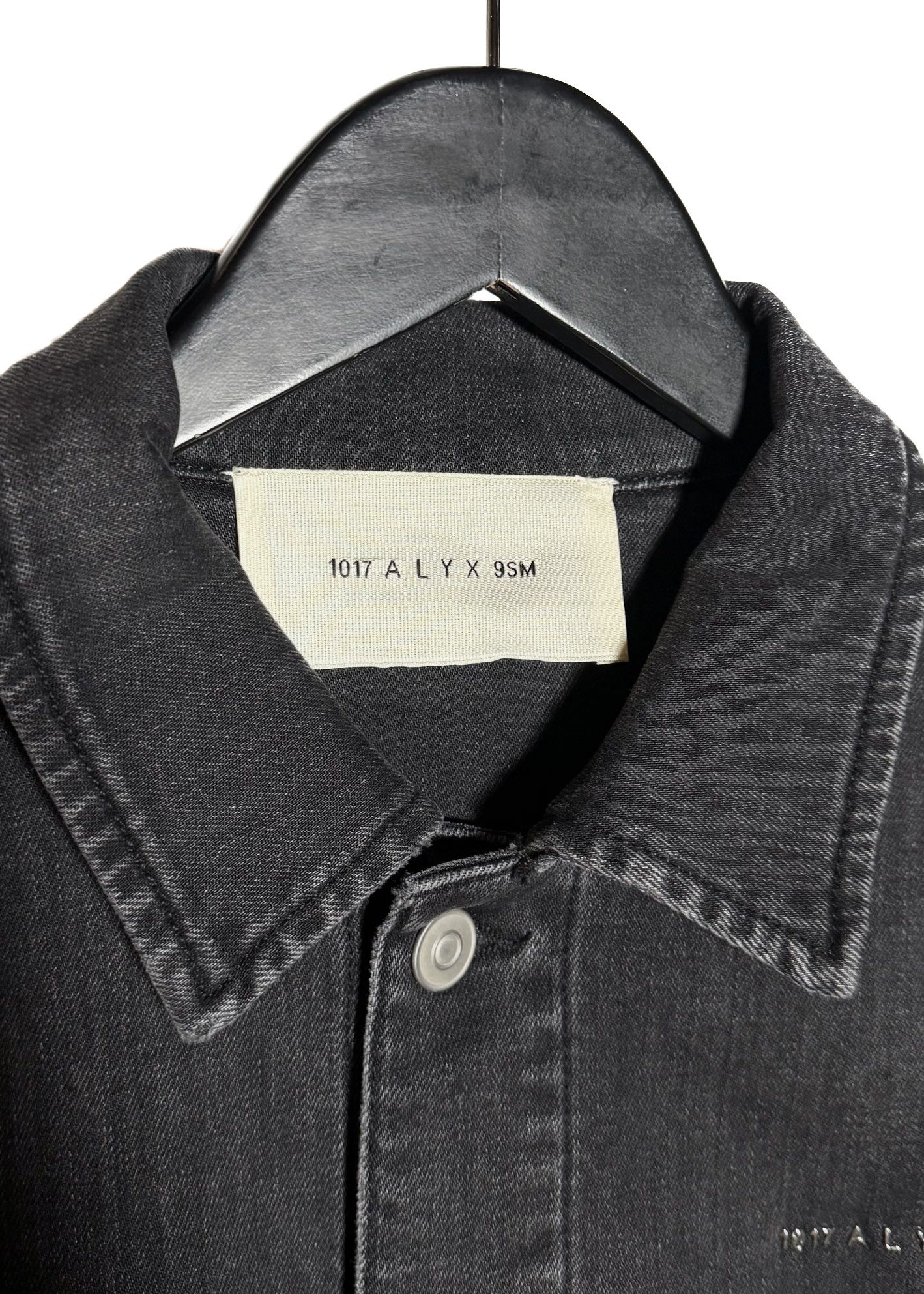 1017 ALYX 9SM 1017 ALYX 9SM Metal Logo Black Denim Jacket Size US L / EU 52-54 / 3 - 5 Thumbnail