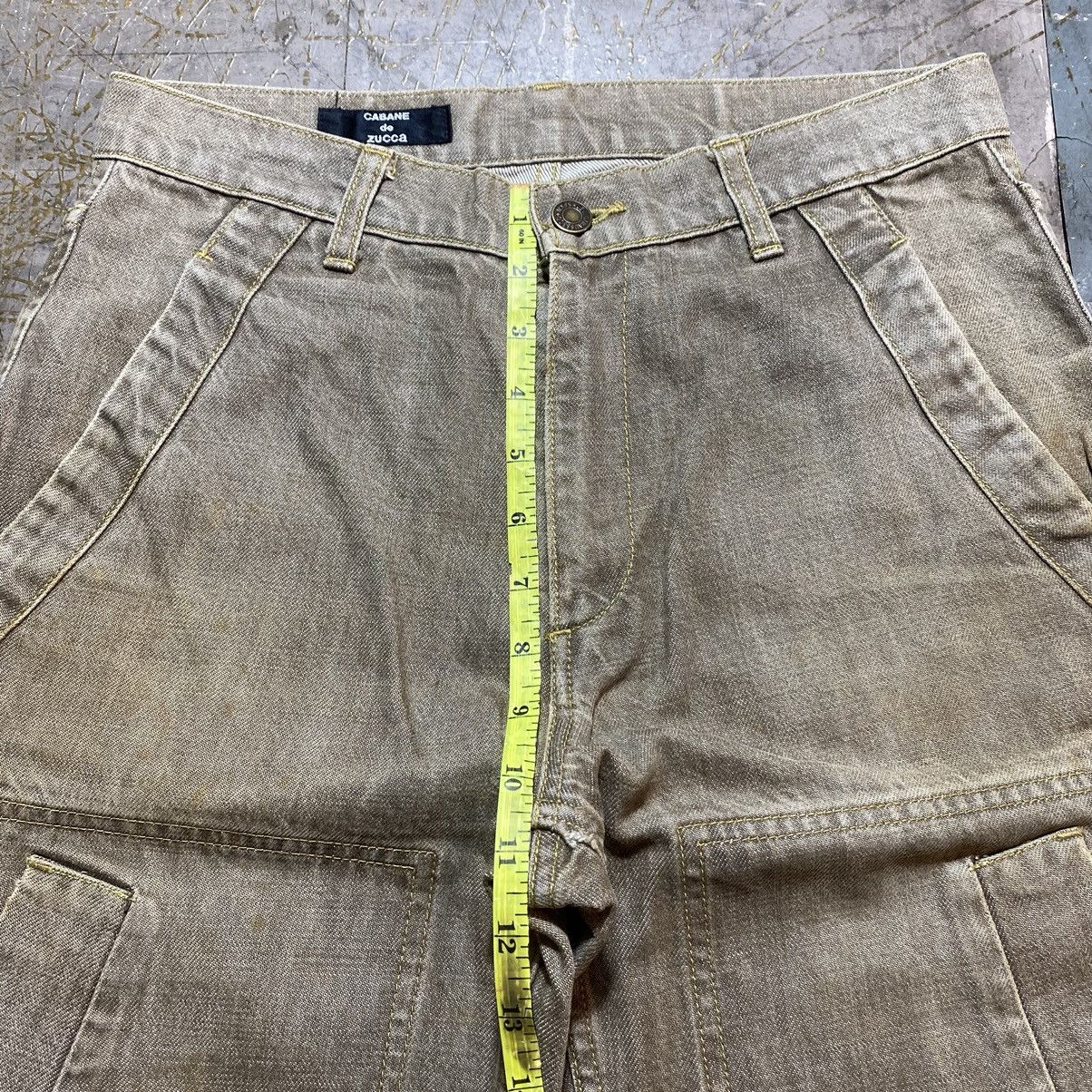 Designer Cabane De Zucca Double Knee Jeans Size US 30 / EU 46 - 17 Thumbnail