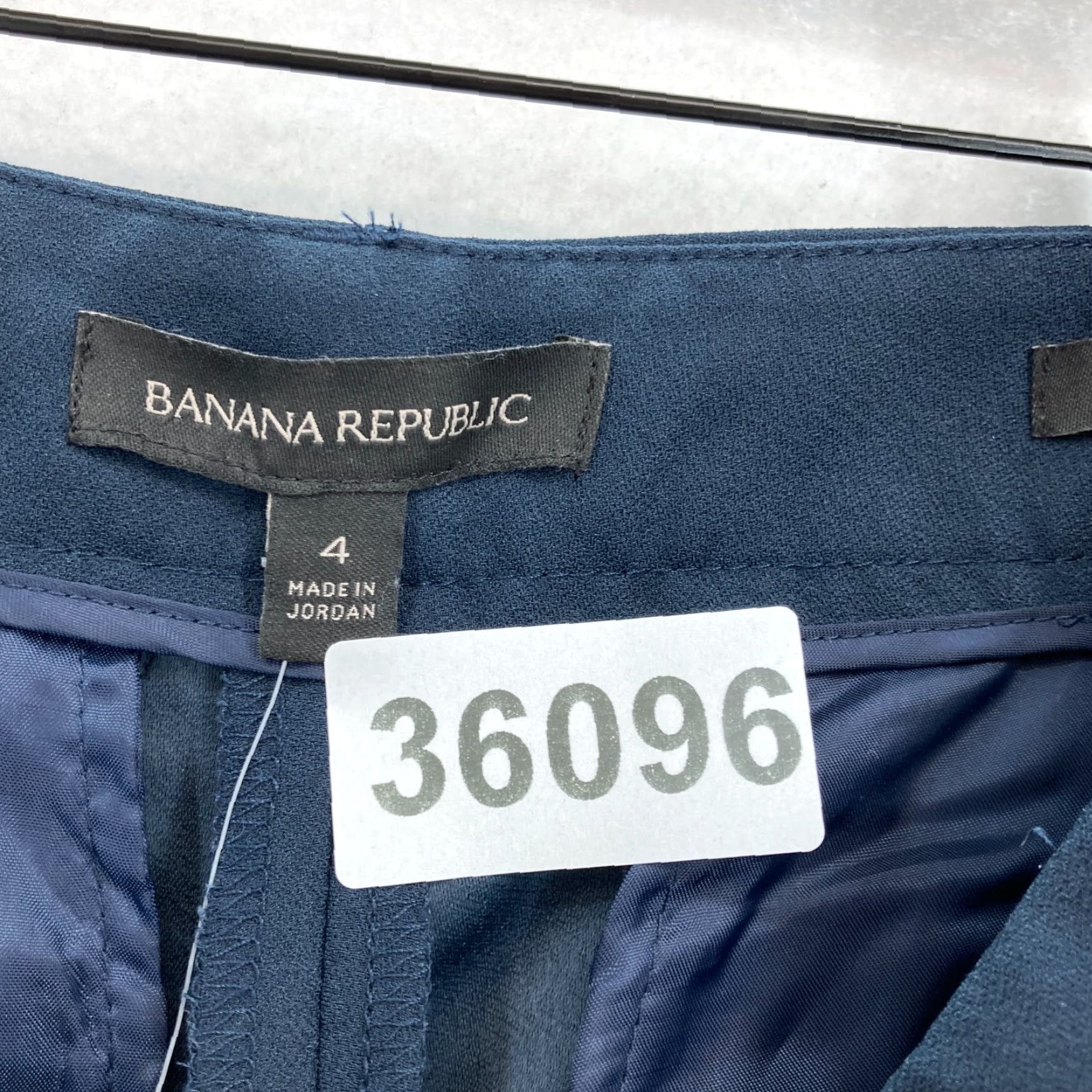 Banana Republic Banana Republic Avery Ankle Pants Women's 4 Navy Stripe Mid Rise NWT Pants Size 27" / US 4 / IT 40 - 4 Thumbnail