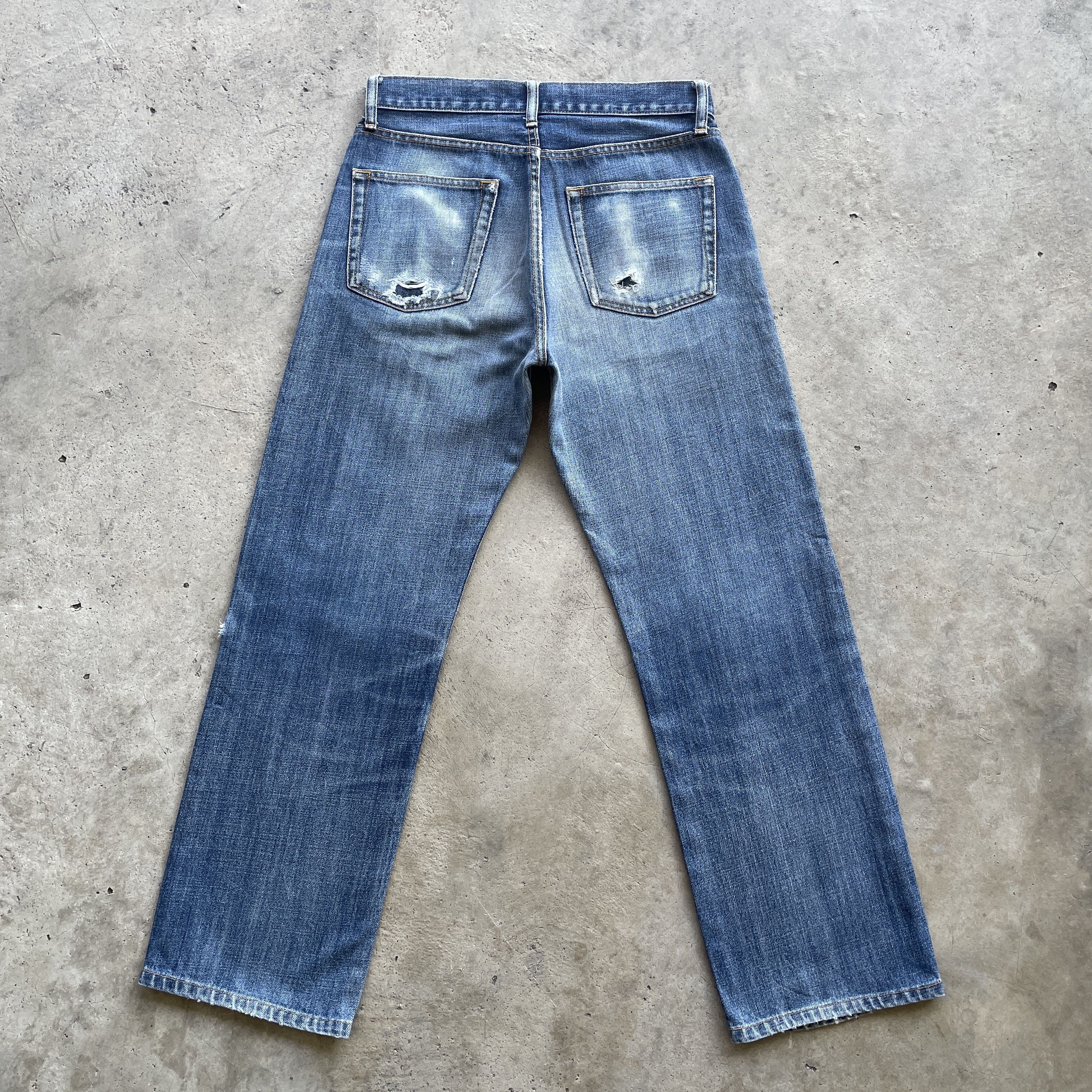 Japanese Brand Vintage Japanese Brand Denim Jeans Faded Pants W29x28 Size US 29 - 11 Thumbnail