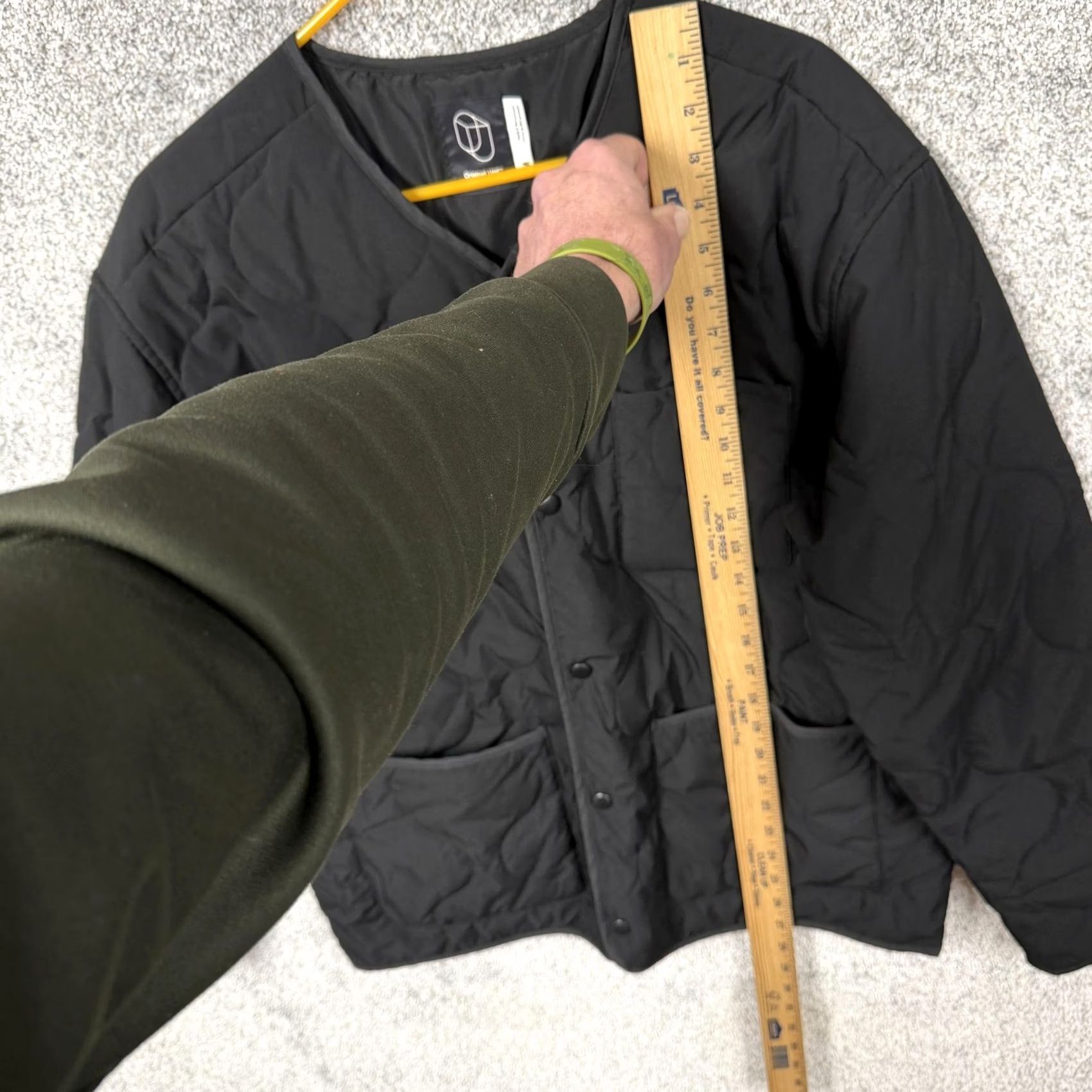 Vintage Original Use Quilted Liner Jacket M Black Men's Jacket Spring/Fall Winter Quilted Pockets Snap Front Casual Streetwear Size US M / EU 48-50 / 2 - 2 Thumbnail