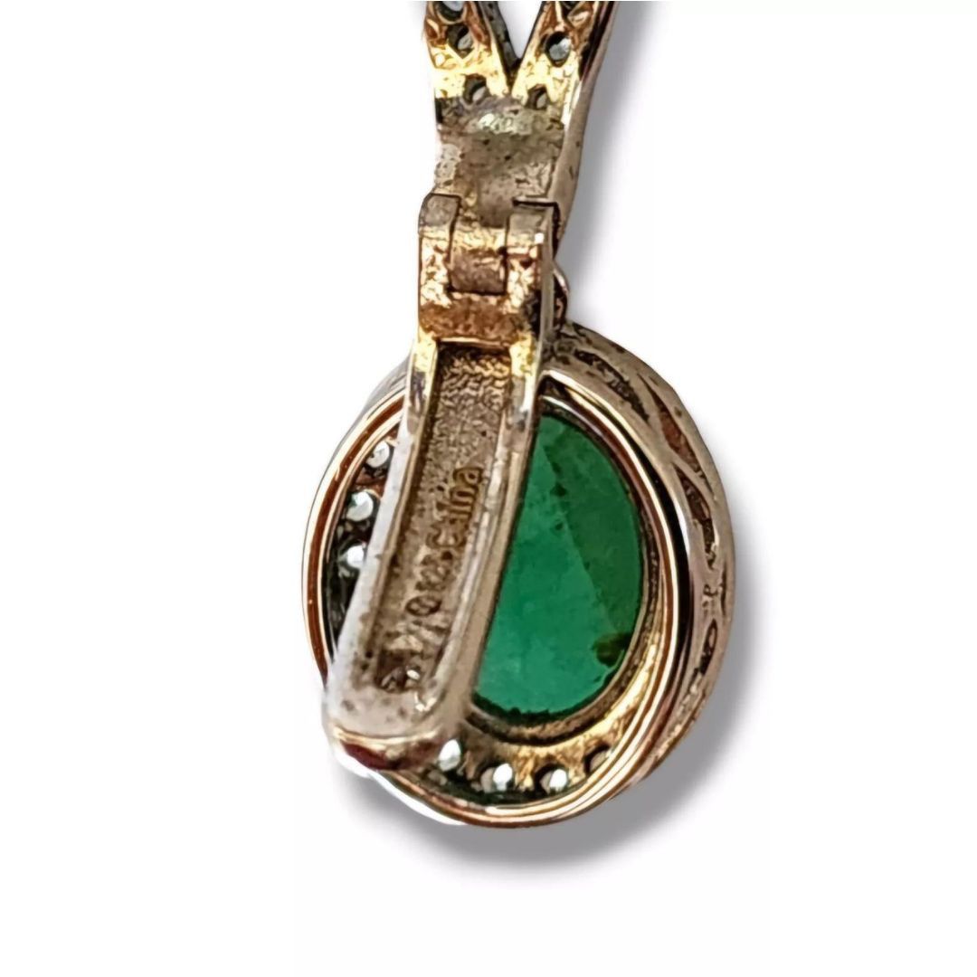 Other Green Sakota Emerald 925 Sterling Silver Drop Earrings Size ONE SIZE - 5 Thumbnail