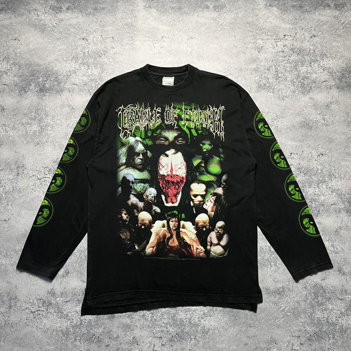 Band Tees Vintage 1999 Cradle Of Filth Canvas For A Lick Of Pain Size US XL / EU 56 / 4 - 1 Thumbnail