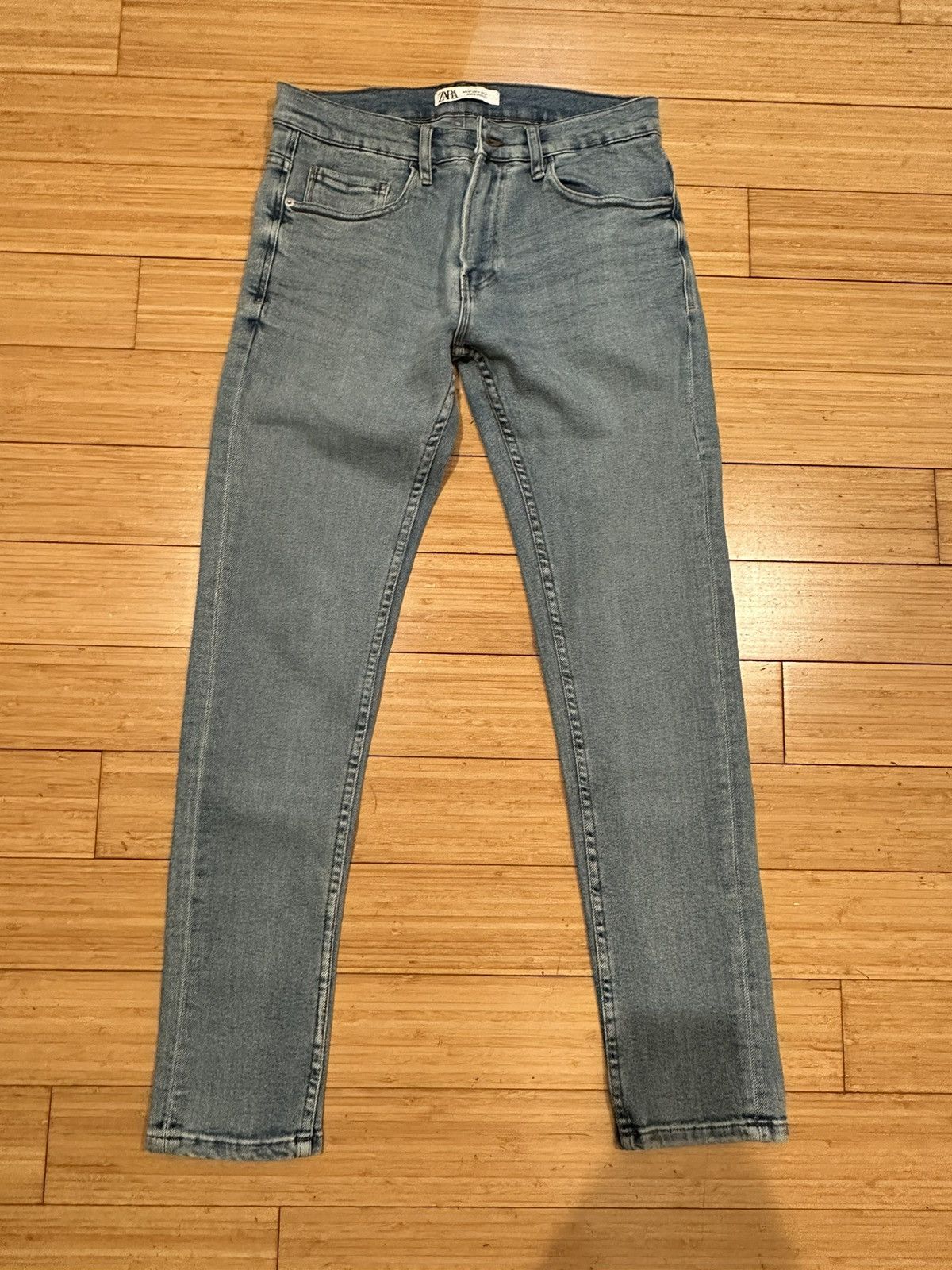 Zara Zara Slim Washed Blue Jeans Size 31 Size US 31 - 2 Thumbnail