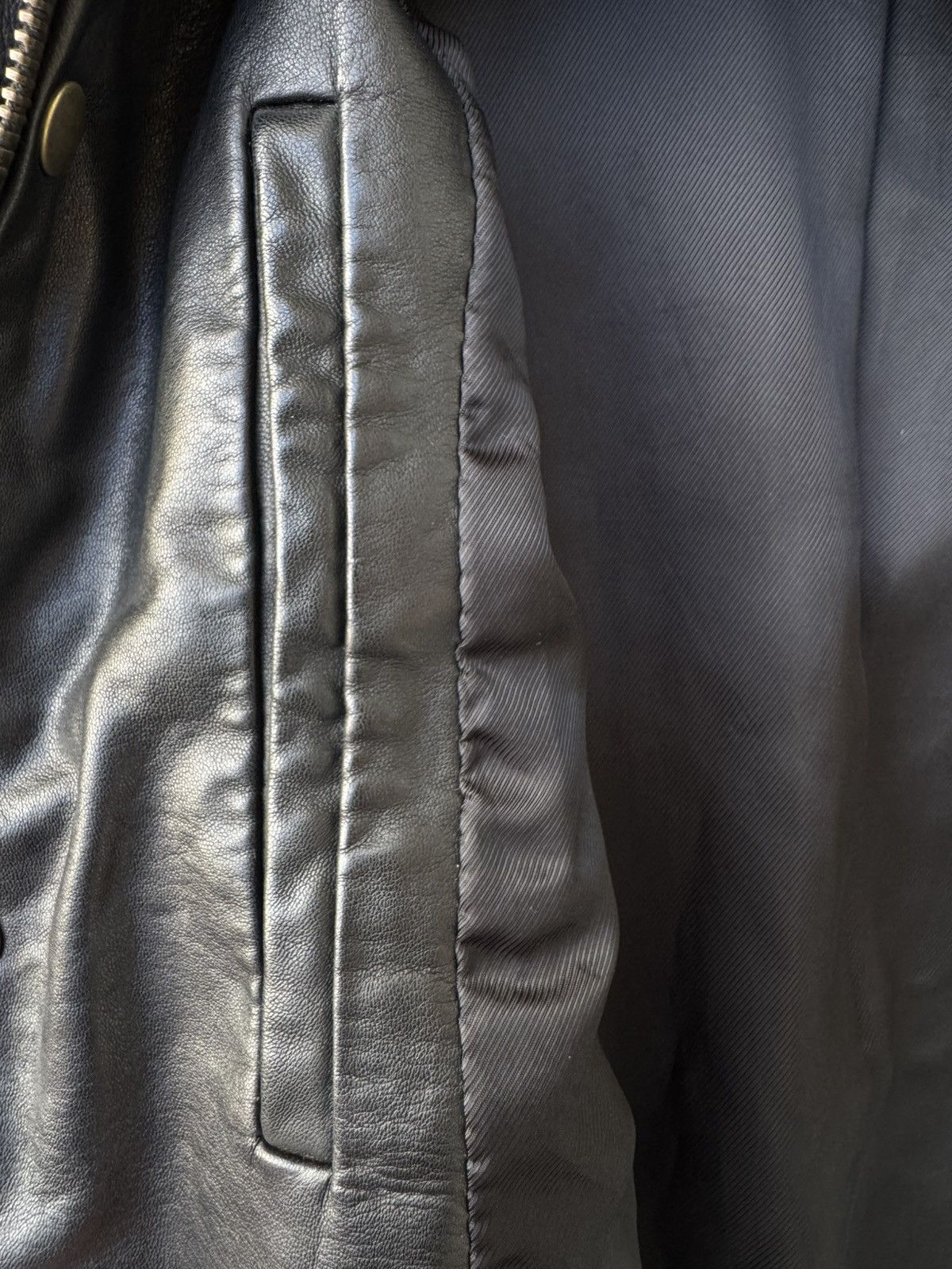 Dior Dior Homme SS06 4 Pocket Zipper Collar Leather Bomber Jacket Size US M / EU 48-50 / 2 - 11 Thumbnail