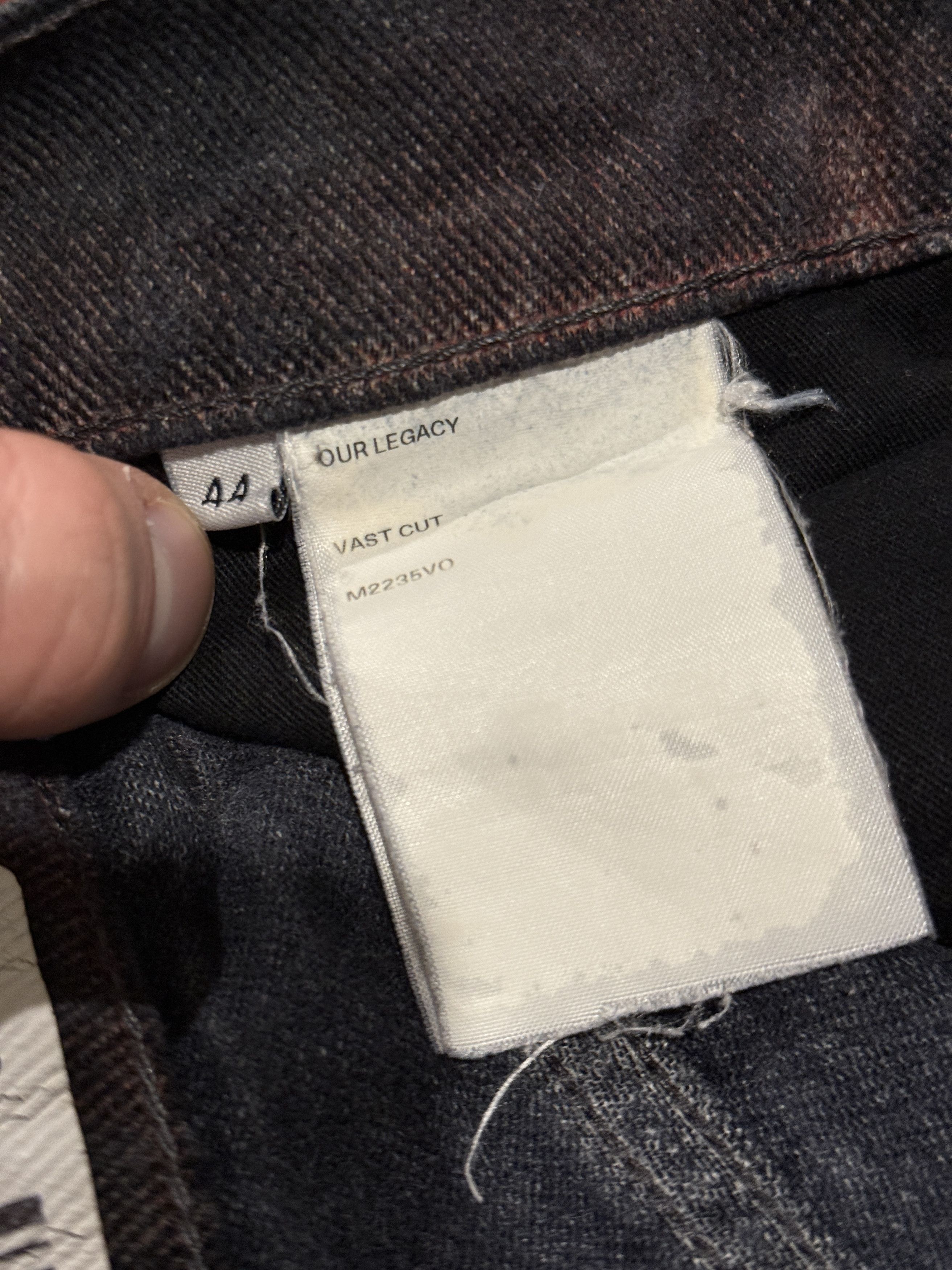 Our Legacy Our Legacy Vast Cut Patterned Demin Size US 30 / EU 46 - 5 Thumbnail