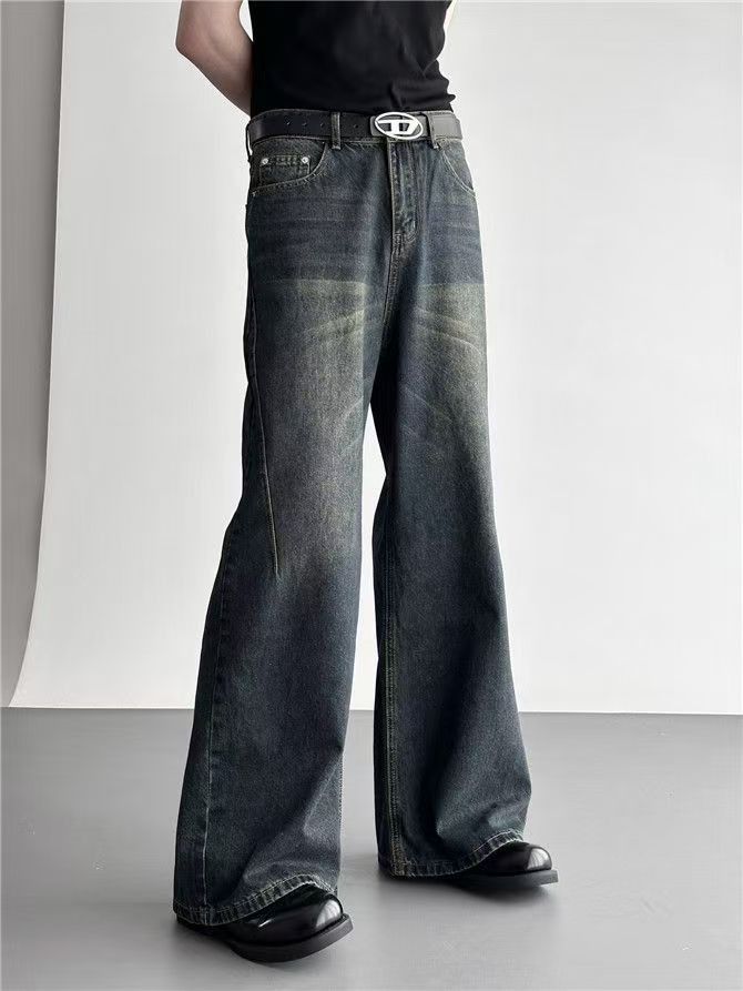 Japanese Brand × Jean American high street washed distressed flared jeans Size US 32 / EU 48 - 4 Thumbnail