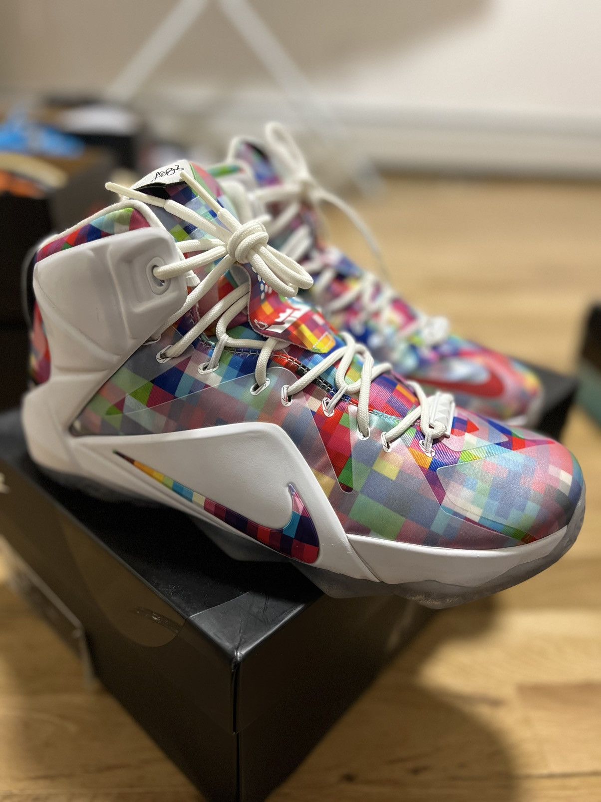 Jordan Brand × Nike Nike Lebron XII EXT “Finish Your Breakfast” Size 10 Size US 10 / EU 43 - 2 Thumbnail