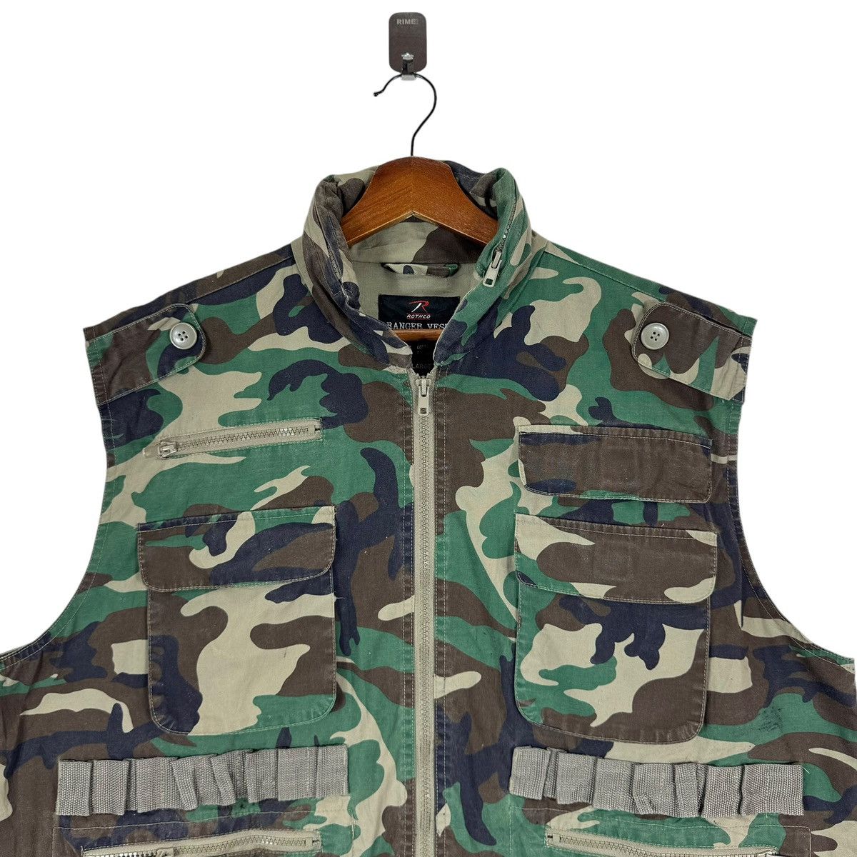 Vintage VINTAGE RANGER VEST TACTICAL CAMOUFLAGE VEST JACKET Size US XL / EU 56 / 4 - 5 Thumbnail