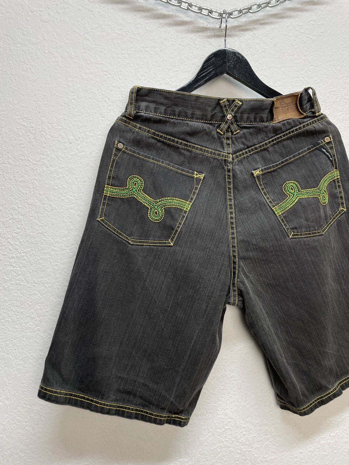 JNCO Vintage y2k LRG Baggy Fit Japanese Distressed Shorts Pants Size US 30 / EU 46 - 2 Thumbnail