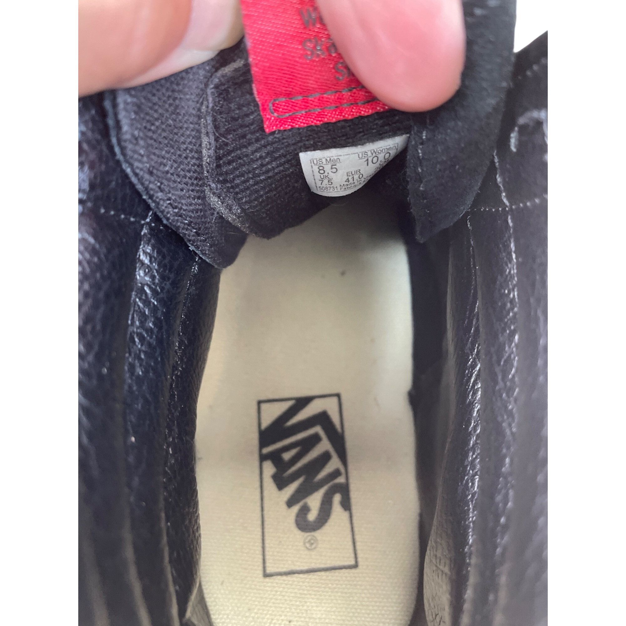 Vans Vans Mens Black Suede High Top Skating Sneakers Shoes Size 8 Size US 8.5 / EU 41-42 - 12 Thumbnail