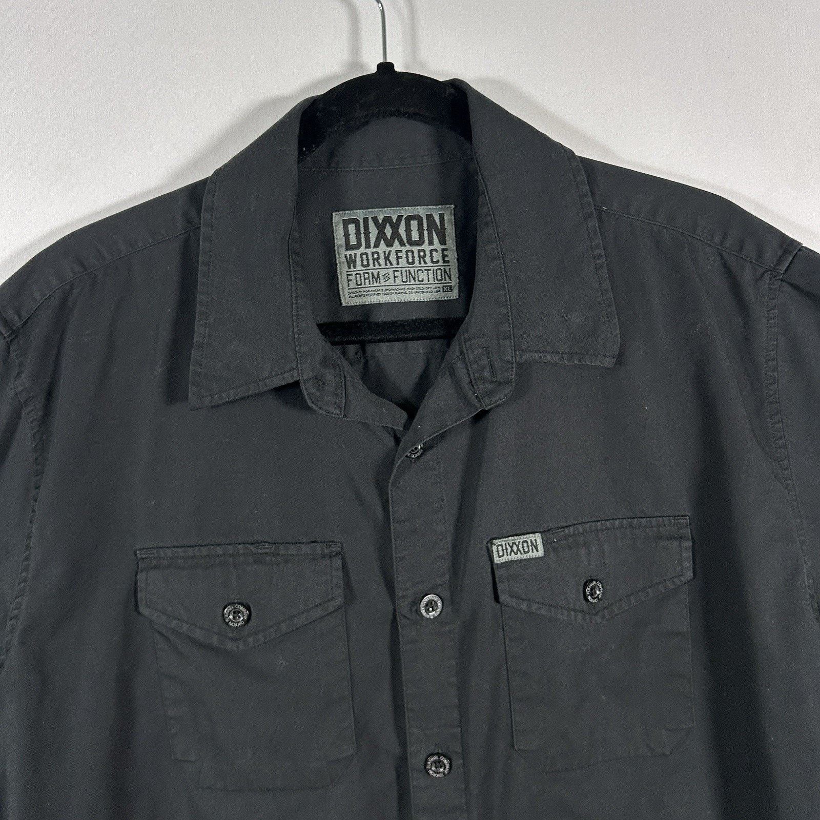 Dixxon Dixxon Workforce Utility Moto Shirt Men's Black XL Size US XL / EU 56 / 4 - 4 Thumbnail