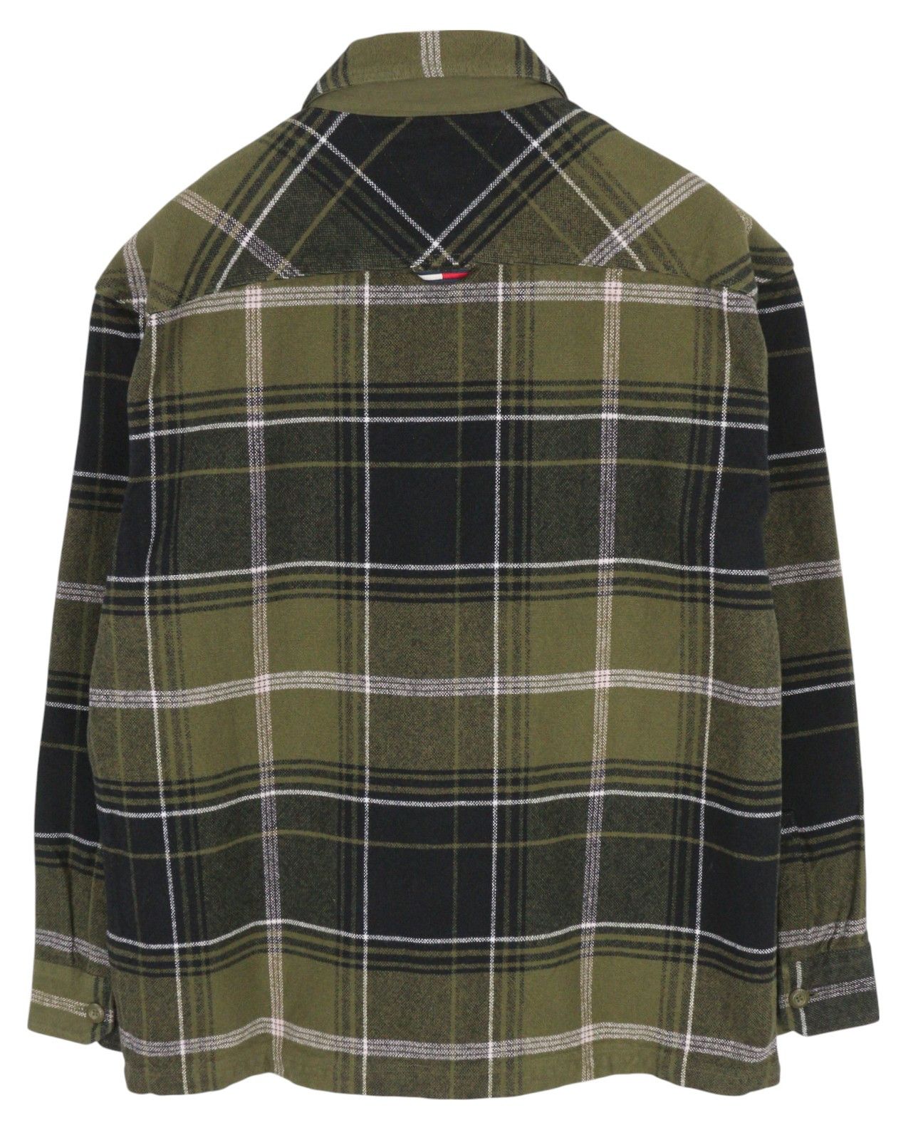 Tommy Hilfiger BRUSHED CHECK 2XL Overshirt Flannel Thick Button Top 85205 Size US XL / EU 56 / 4 - 2 Thumbnail