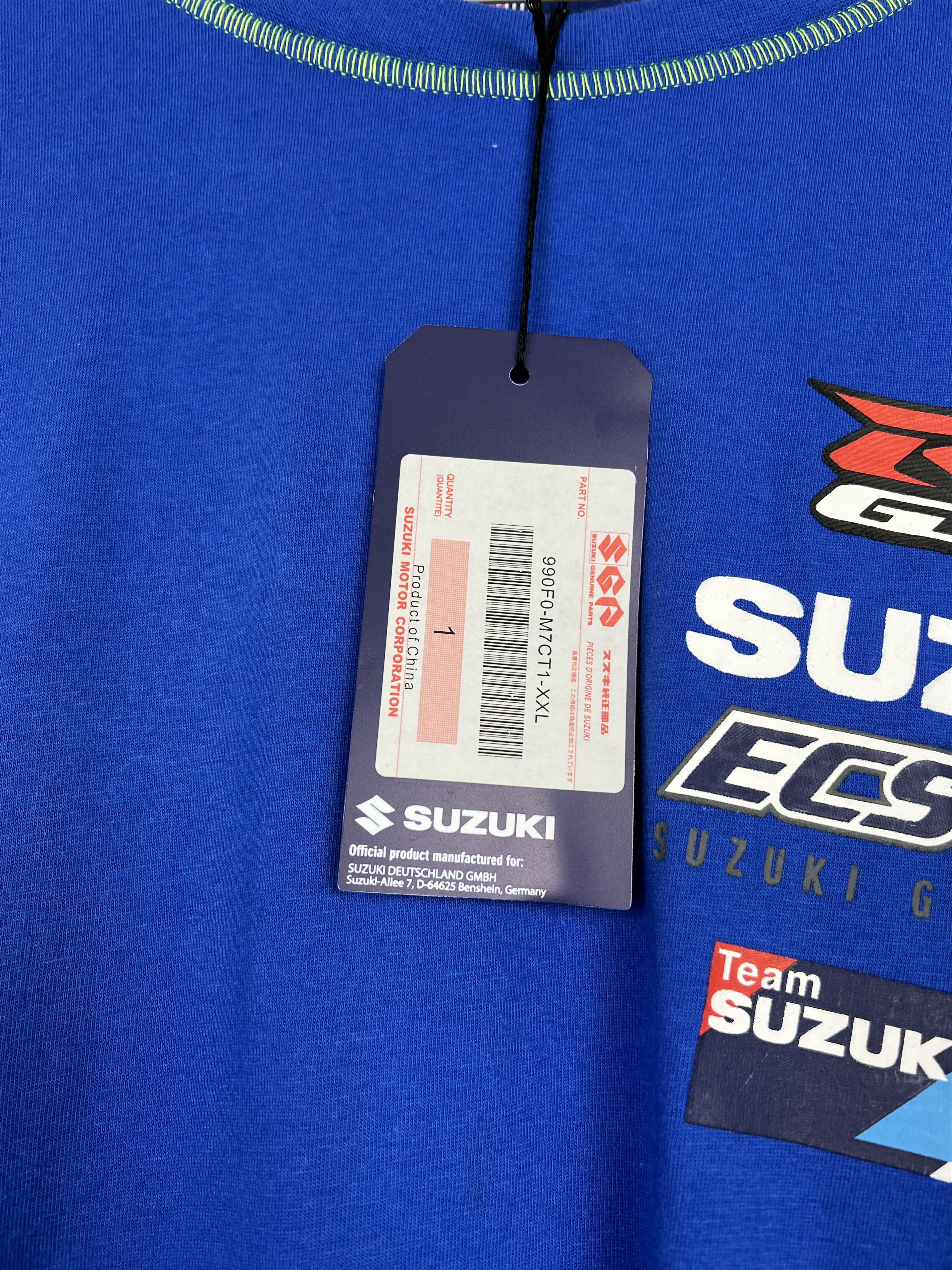 Vintage Suzuki new shirt tee racing streetwear hype car casual Size US XXL / EU 58 / 5 - 6 Thumbnail