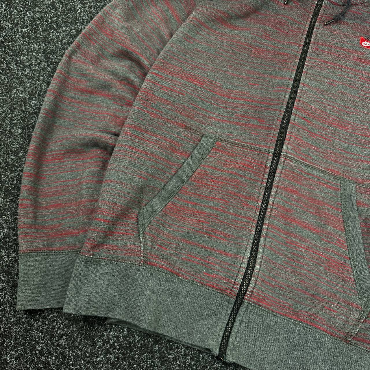 Nike Nike vintage zip hoodie stripped y2k skater style techwear Size US XL / EU 56 / 4 - 6 Thumbnail