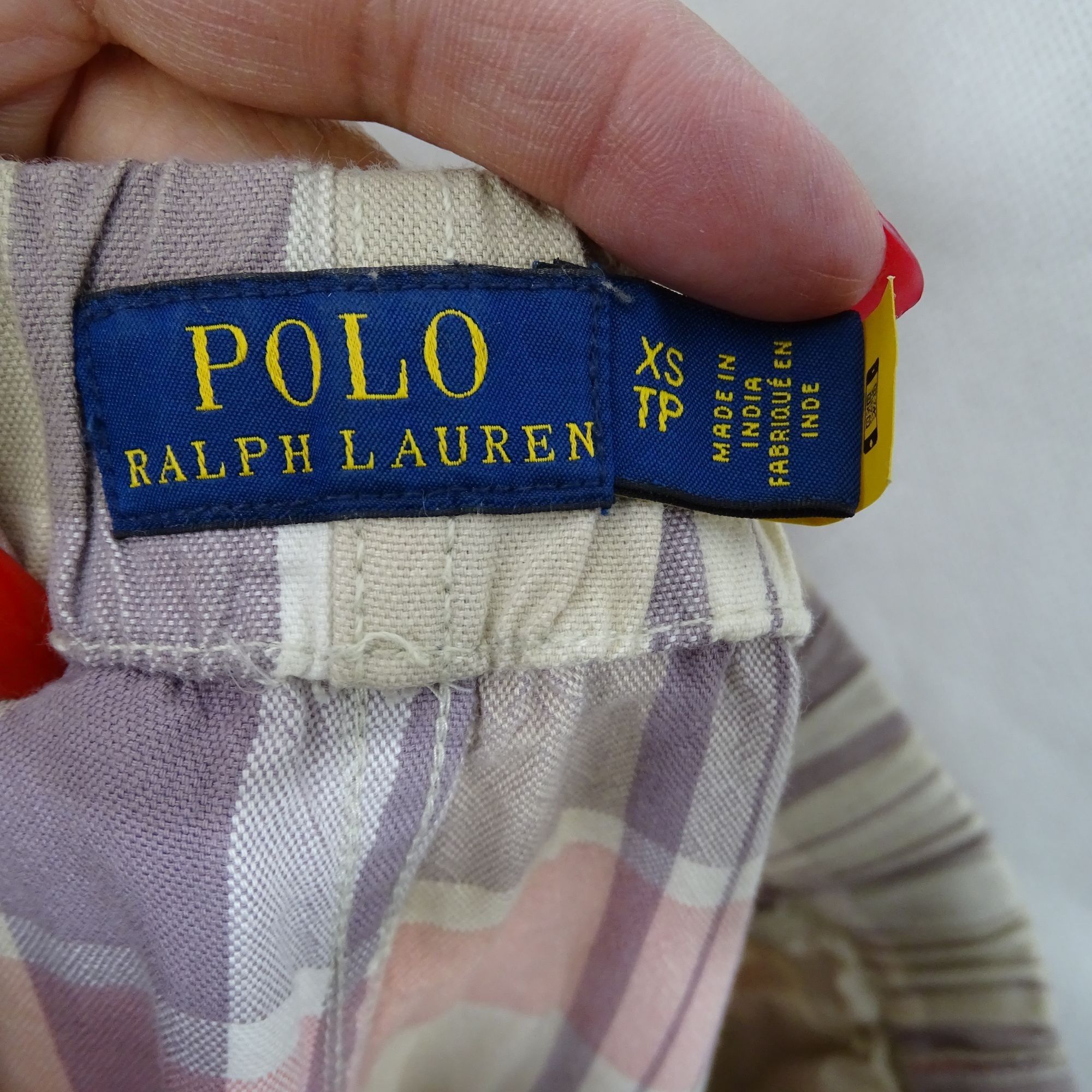 Polo Ralph Lauren Polo Ralph Lauren Plaid Pull on Tapered Pants Women Size XS Size 26" / US 2 / IT 38 - 5 Thumbnail