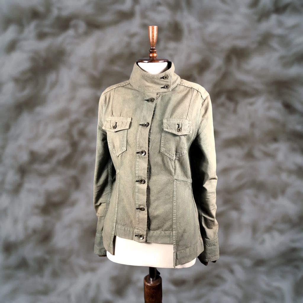 Rag & Bone rag & bone Green Cotton Jacket Women Size M Size M / US 6-8 / IT 42-44 - 1 Thumbnail