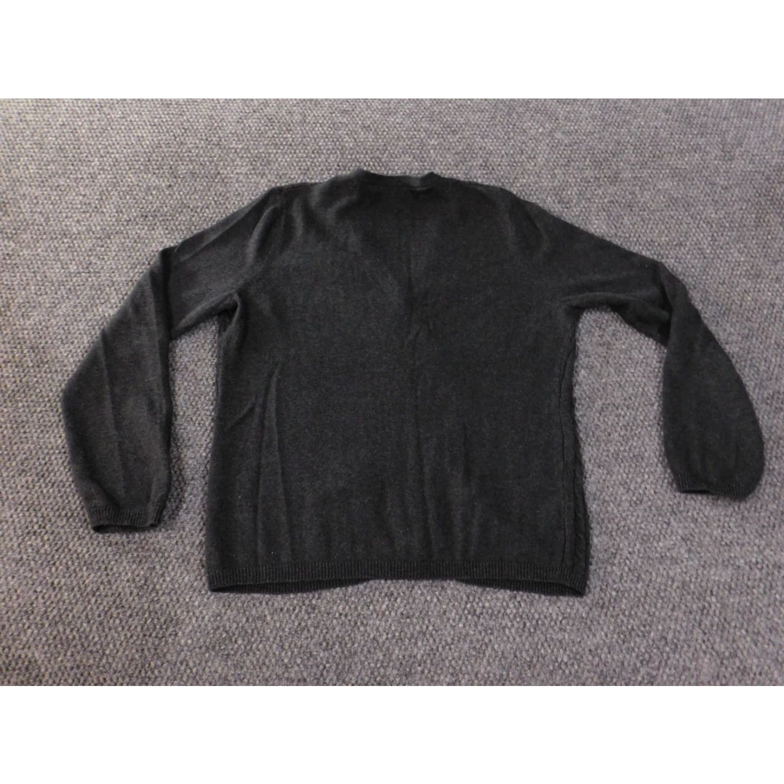 Ann Taylor Ann Taylor Sweater L Green Womens Cable-Knit Button Cotton Rayon Pullover Cardigan V-Neck Regular Ladies Shirt-style (Adult) Size L / US 10 / IT 46 - 7 Thumbnail
