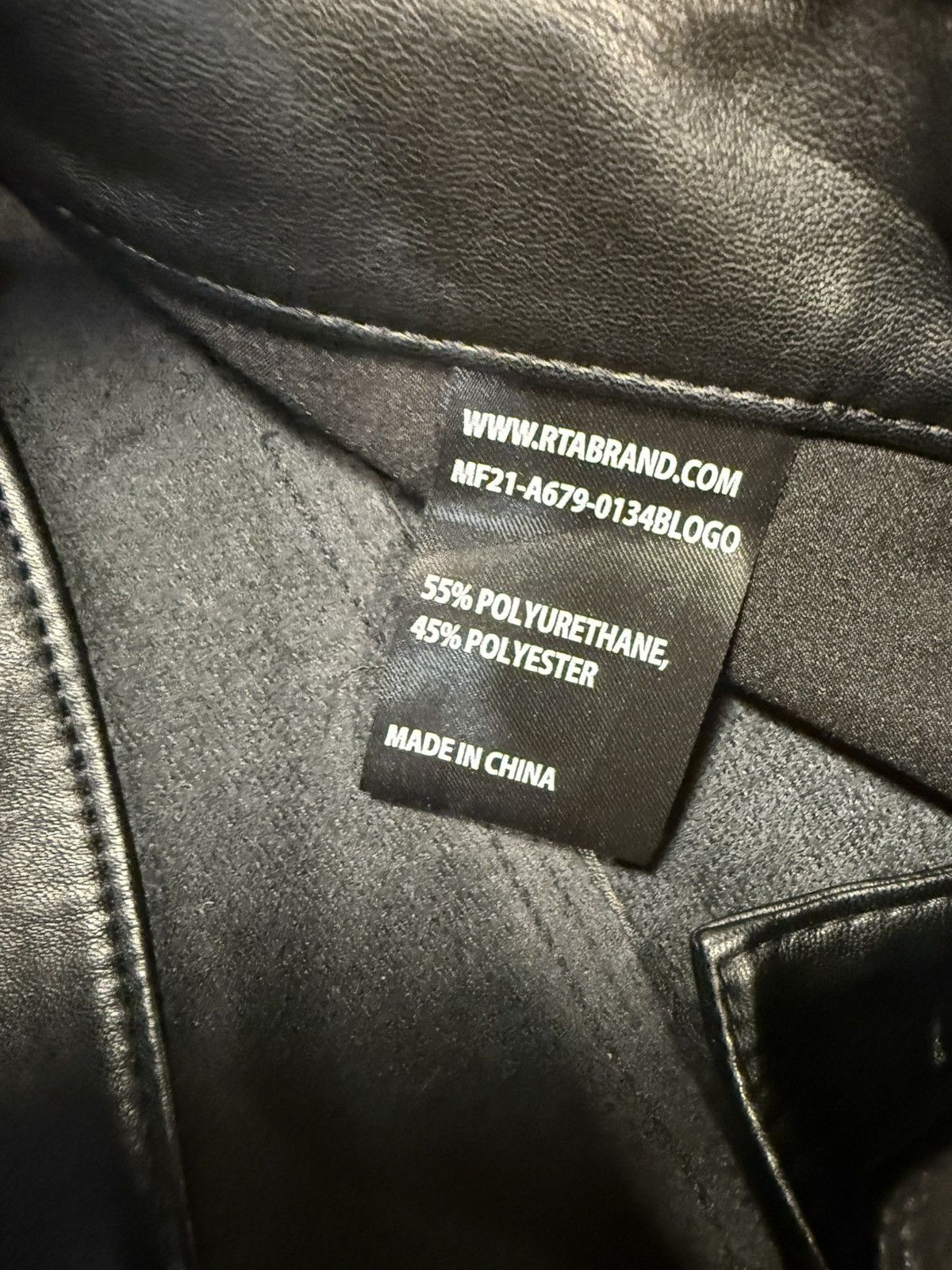 Rta RTA Bryant Faux Leather Pants Size US 31 - 8 Thumbnail