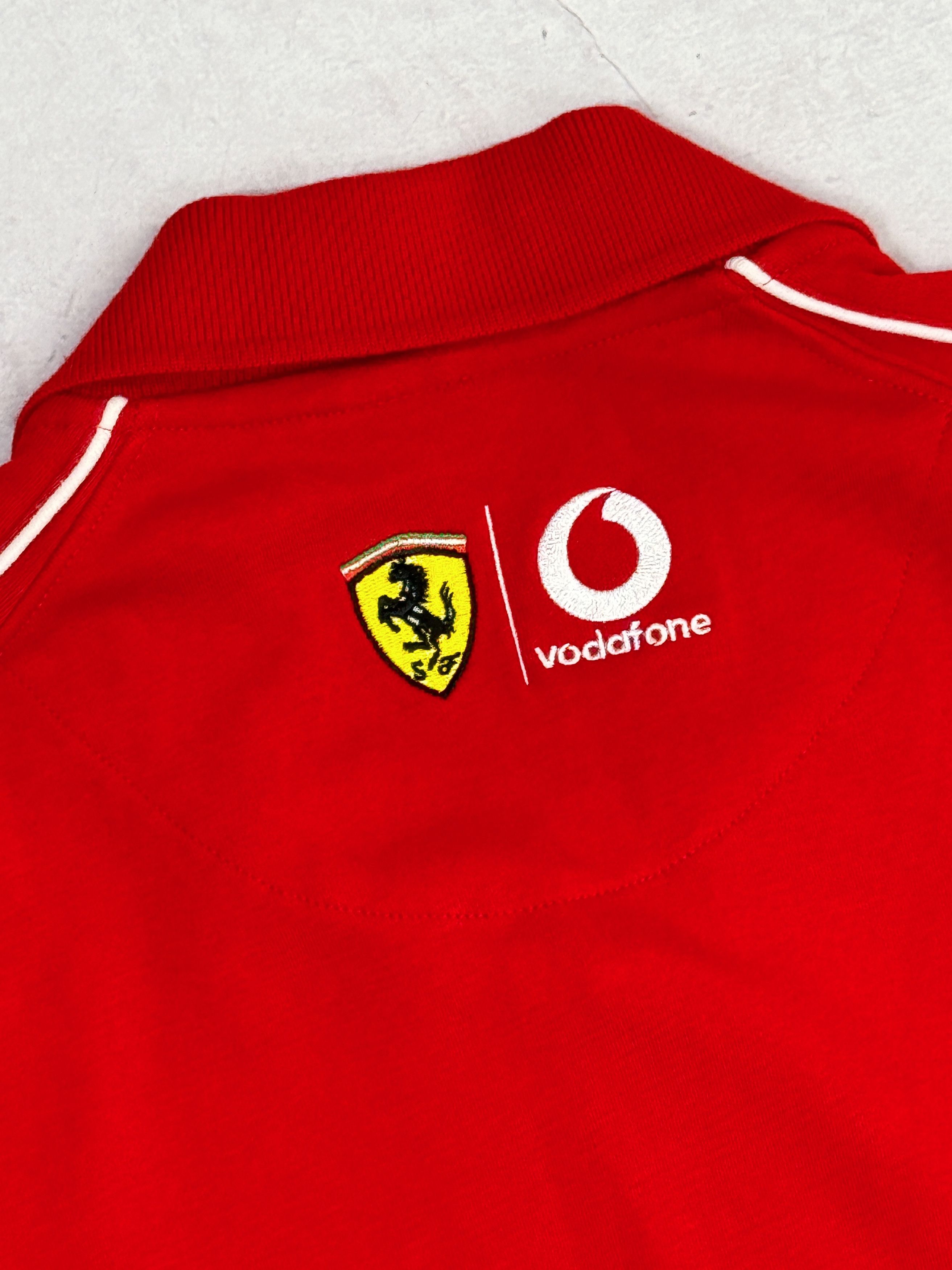 Ferrari × Formula 1 × Vintage Y2K 2002 Ferrari & Vodafone Polo T-Shirt Racing F1 Team Size US M / EU 48-50 / 2 - 17 Thumbnail
