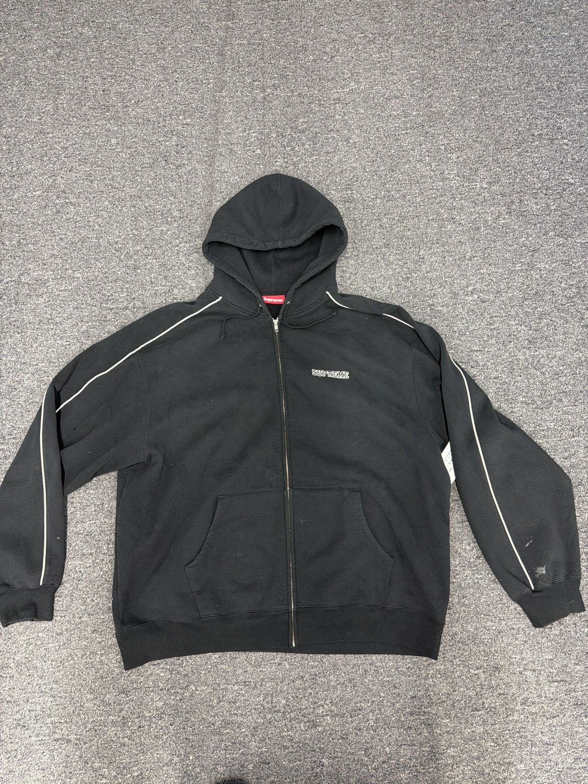 Supreme Supreme Doughboy Zip Up Hooded Sweatshirt | Grailed
