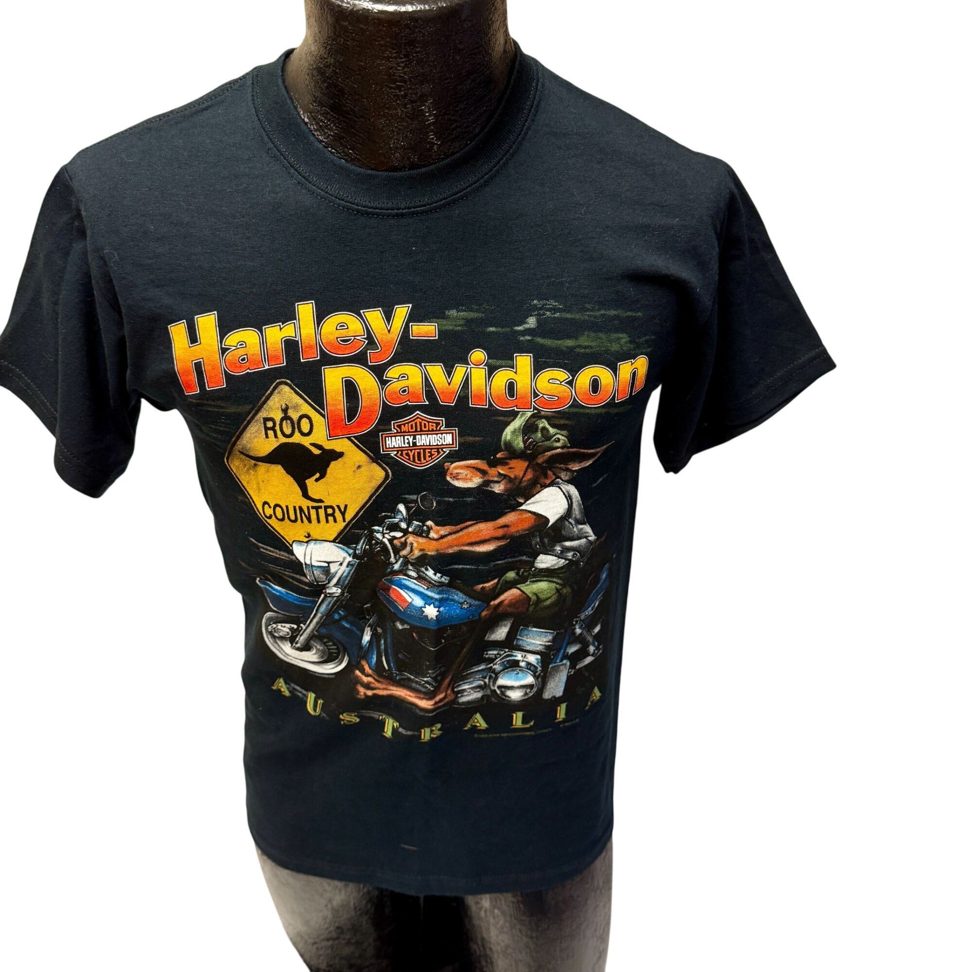 Harley Davidson 90’s Motorcycle 1992 ROO Country Australia CRUZIN KANGAROO T Size US S / EU 44-46 / 1 - 2 Thumbnail