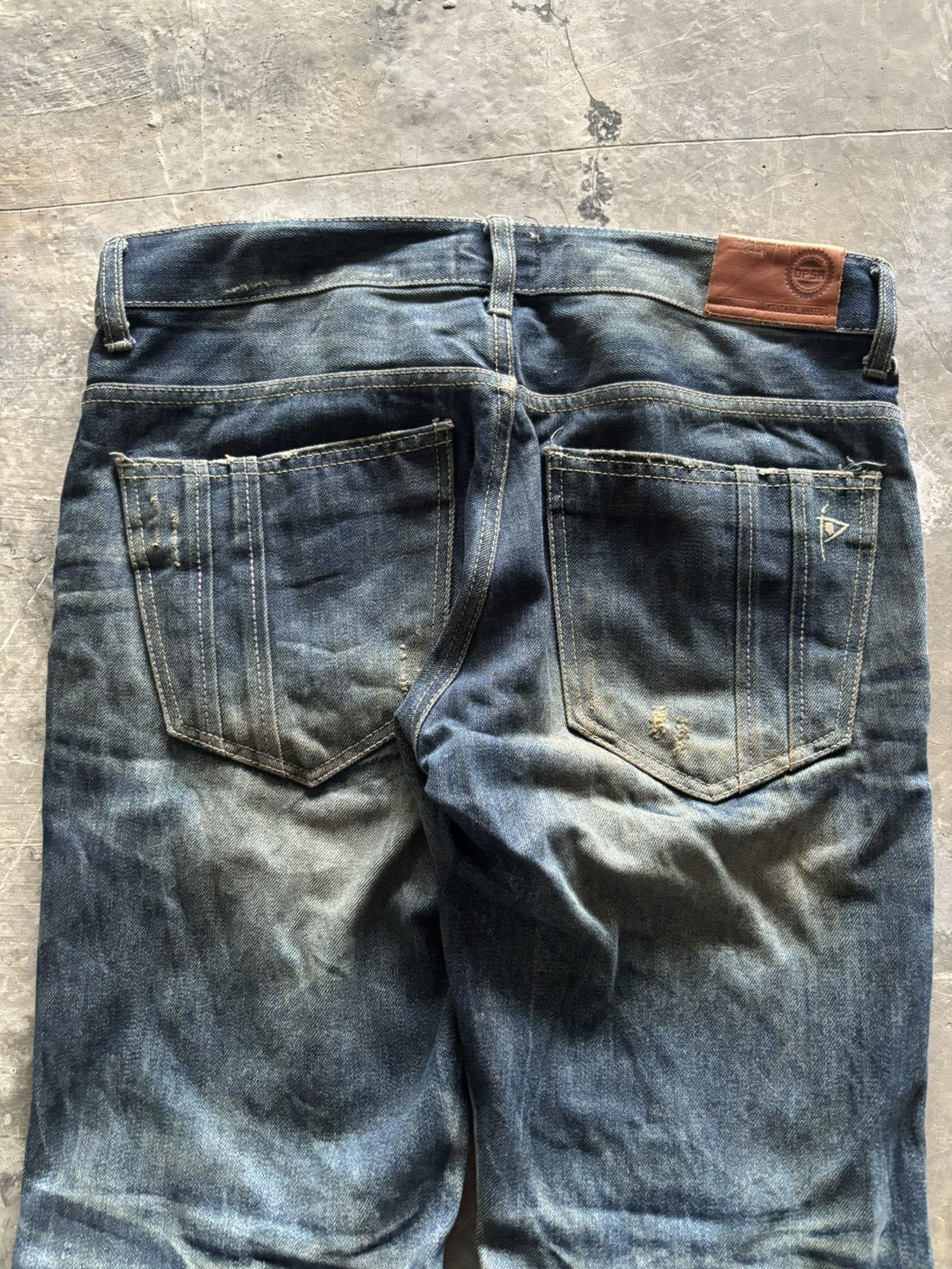 If Six Was Nine DPSR JEANS distressed mud wash mudmax style japanese grunge Size US 34 / EU 50 - 15 Thumbnail