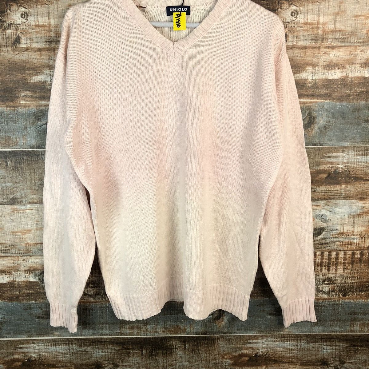 Homespun Knitwear × Japanese Brand Uniqlo vintage Pink Knitwear sweatshirt #A1810 Size US M / EU 48-50 / 2 - 3 Thumbnail