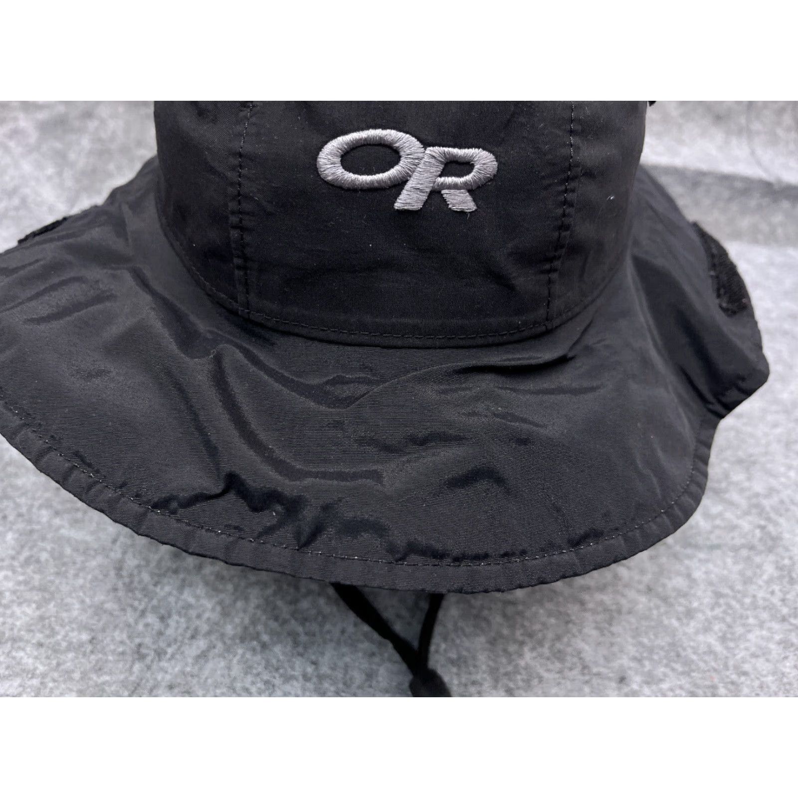 Outdoor Research Outdoor Research Sun Bucket Hat Cap Fitted Adult Medium Black Nylon Poly Camp UV Protection Lightweight Waterproof Adjustable Canvas Hat Mens Size ONE SIZE - 3 Thumbnail