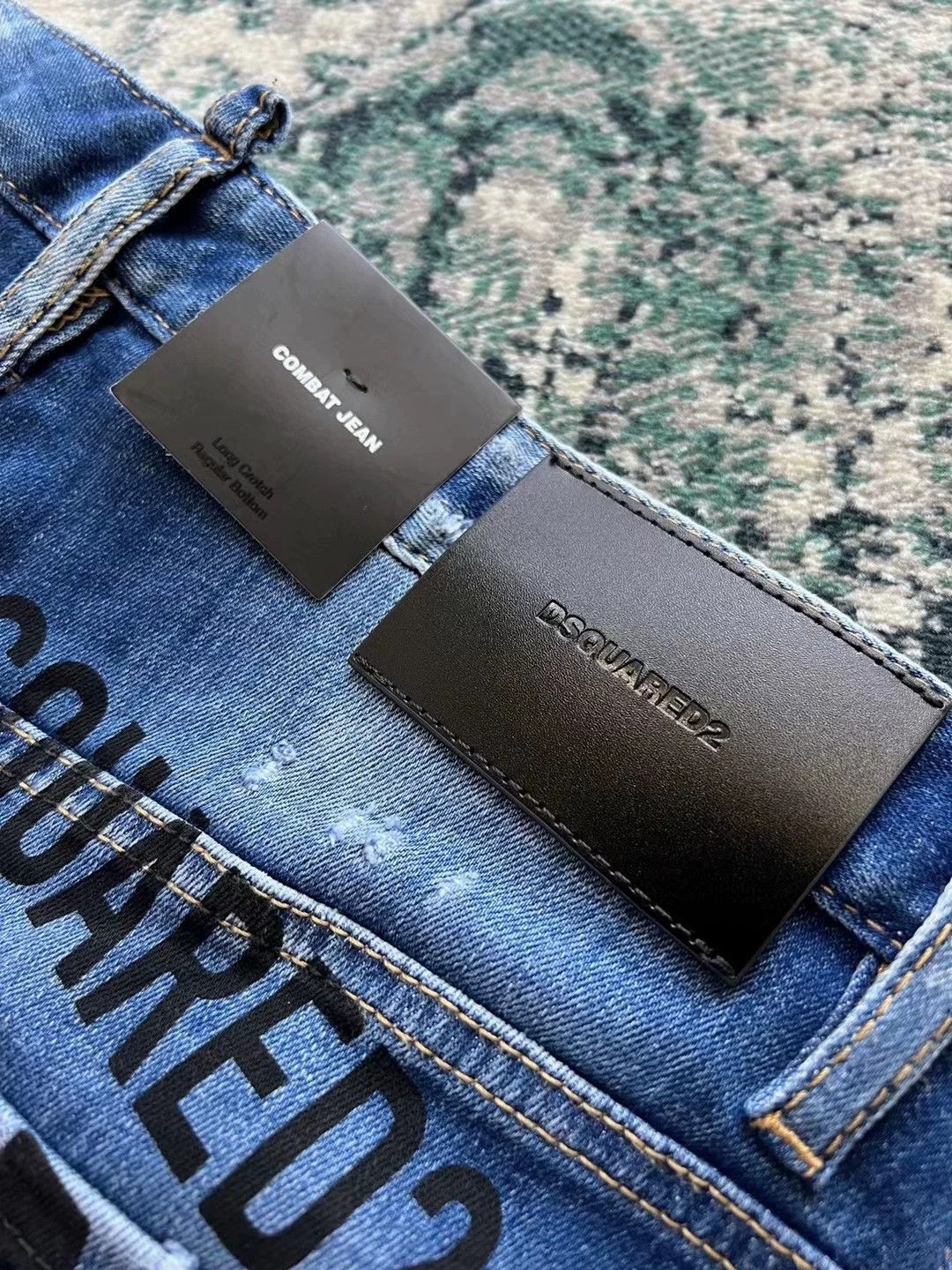 Dsquared2 Dsquared2 Combat Jeans Blue Washed High-Waist Relaxed 90s Size US 28 / EU 44 - 7 Thumbnail