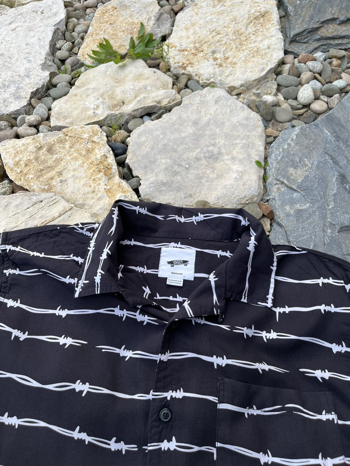 Vans Vans Vault shirt OG barbed wire pocket echidna full print Size US M / EU 48-50 / 2 - 9 Thumbnail