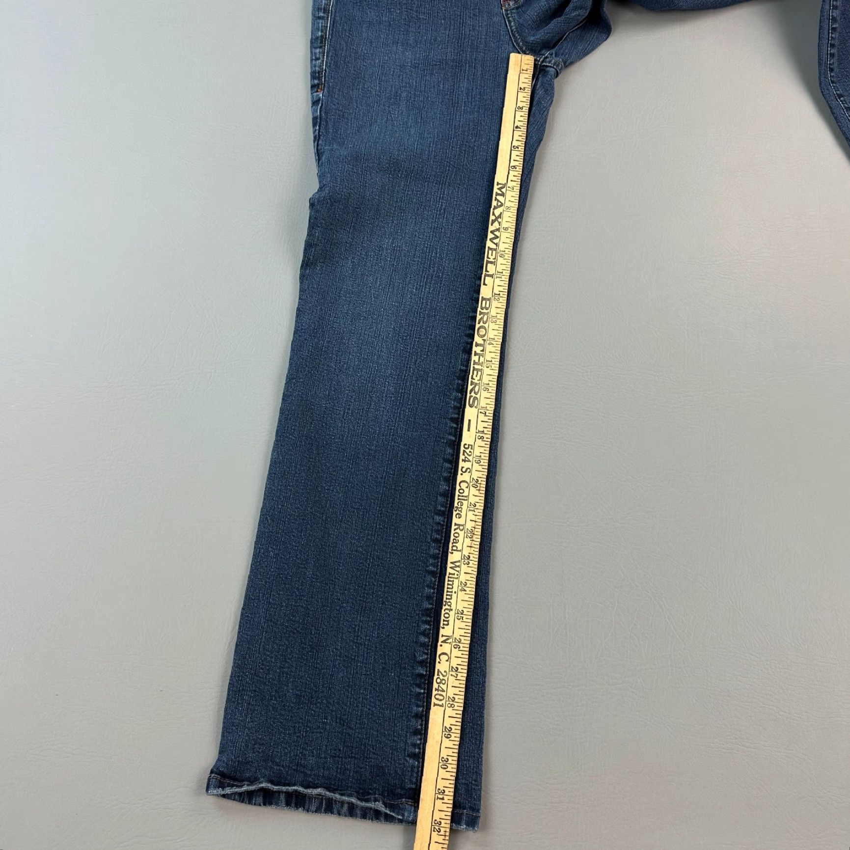 AG Jeans Jag Jeans Jeans Women's 10 30x32 Dark Wash Denim Bootcut Mid Rise Stretch Y2K Ladies Slim Fit Regular Waist Blue Jeans Women’s Size 32" / US 10 / IT 46 - 2 Thumbnail