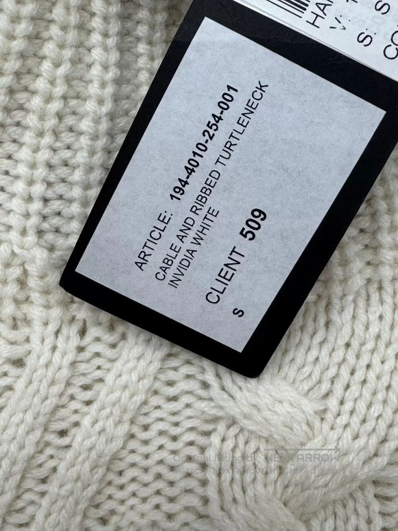 Haider Ackermann Haider Ackermann Women's Cable Knit Sweater. Size S / US 4 / IT 40 - 6 Thumbnail