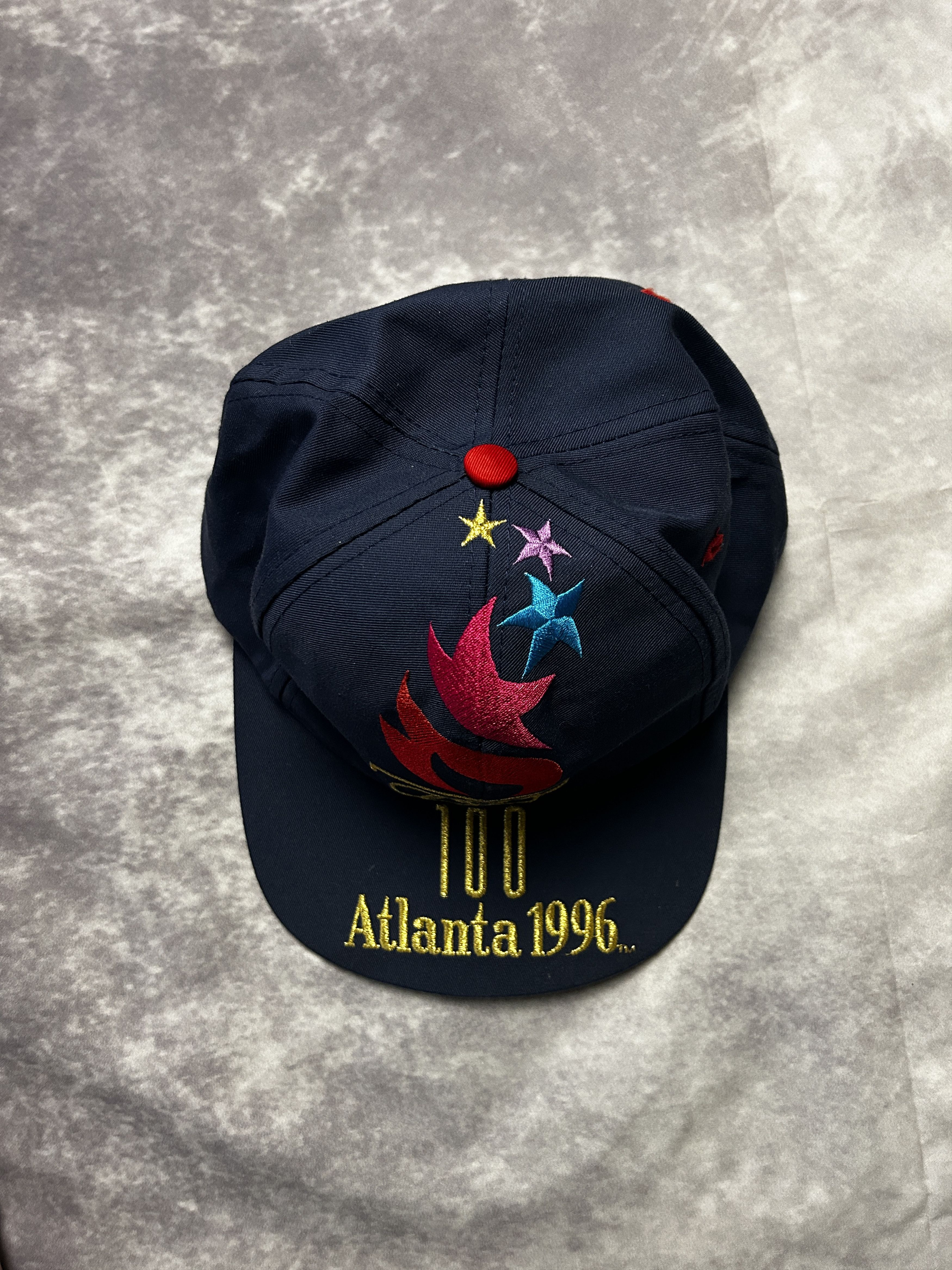 Logo 7 Vintage Atlanta 1996 Olympics Big Print Logo 7 Snapback Hat Size ONE SIZE - 2 Thumbnail