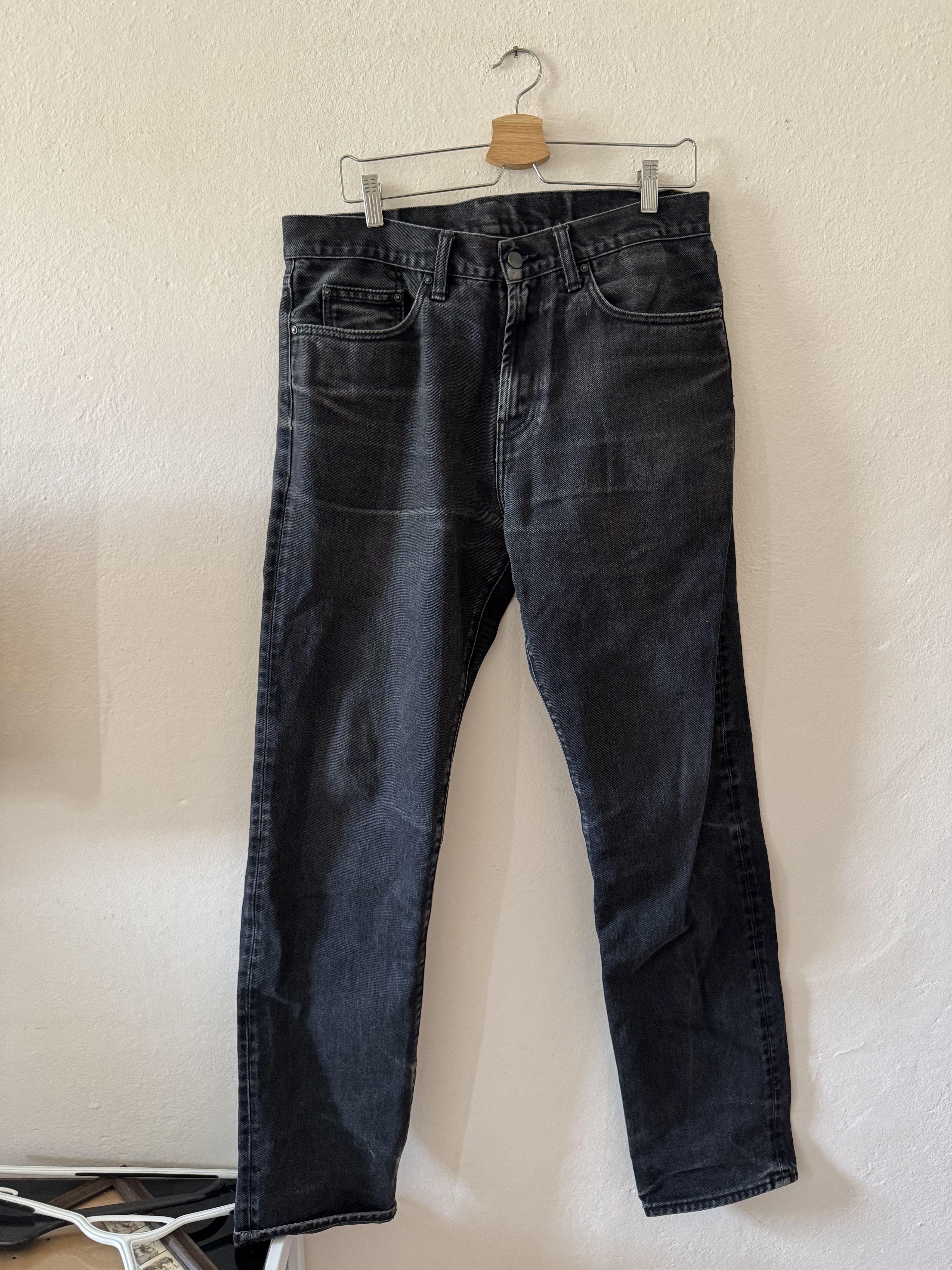 Carhartt Carhartt Pontiac Pant Black Size US 31 - 1 Thumbnail