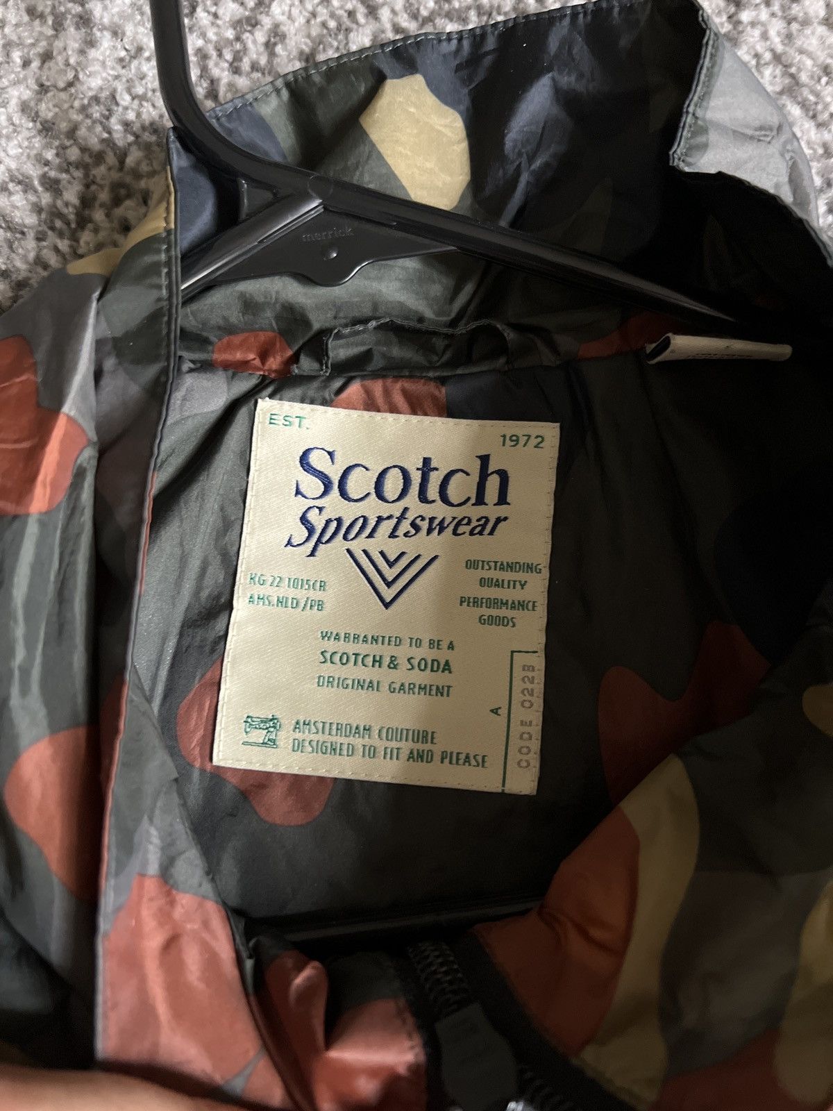 Scotch & Soda Camo bomber jacket Size US L / EU 52-54 / 3 - 2 Thumbnail