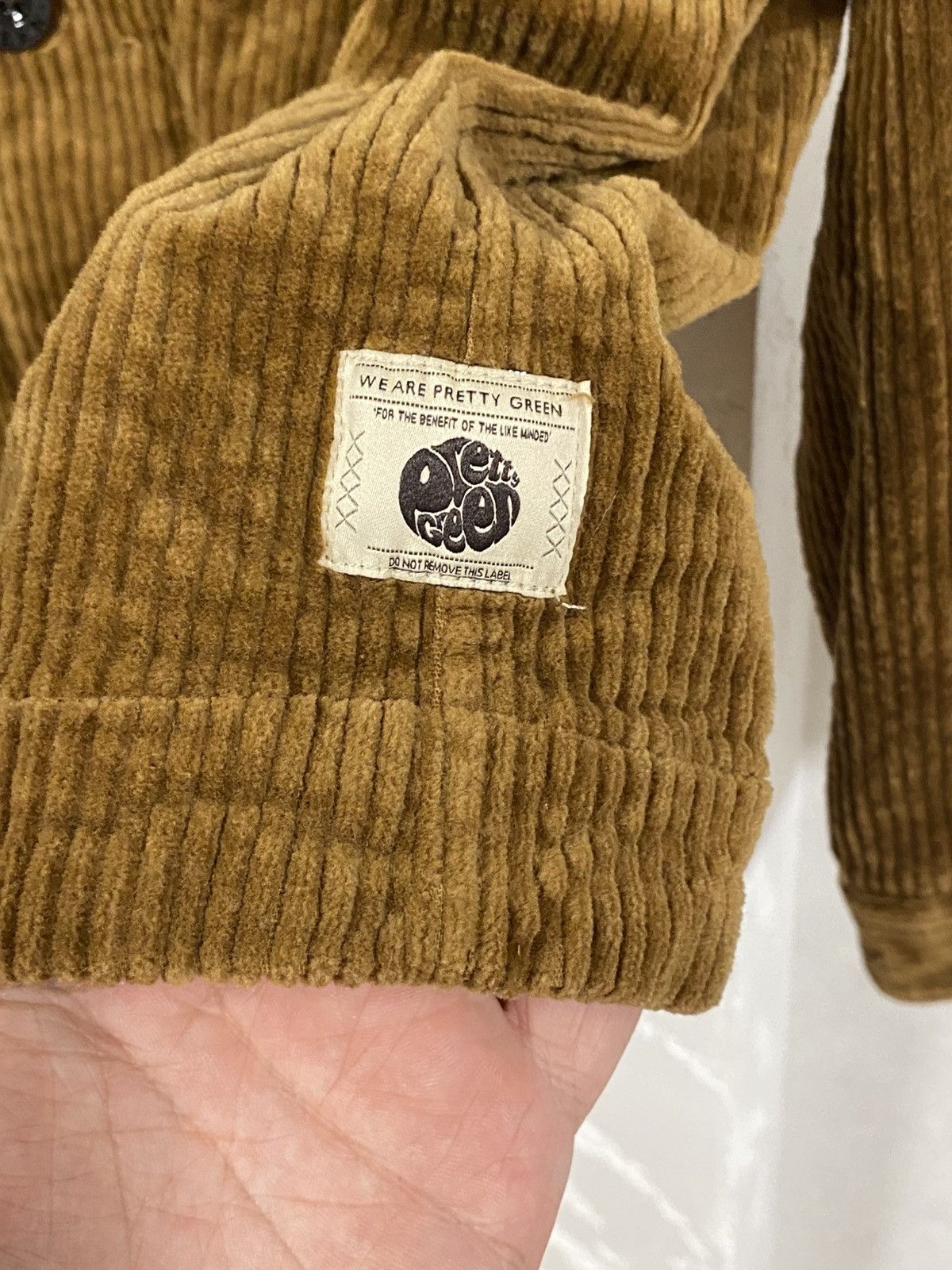 Pretty Green Pretty Green Field Over-shirt Brown Corduroy Light Jacket Size US M / EU 48-50 / 2 - 6 Thumbnail